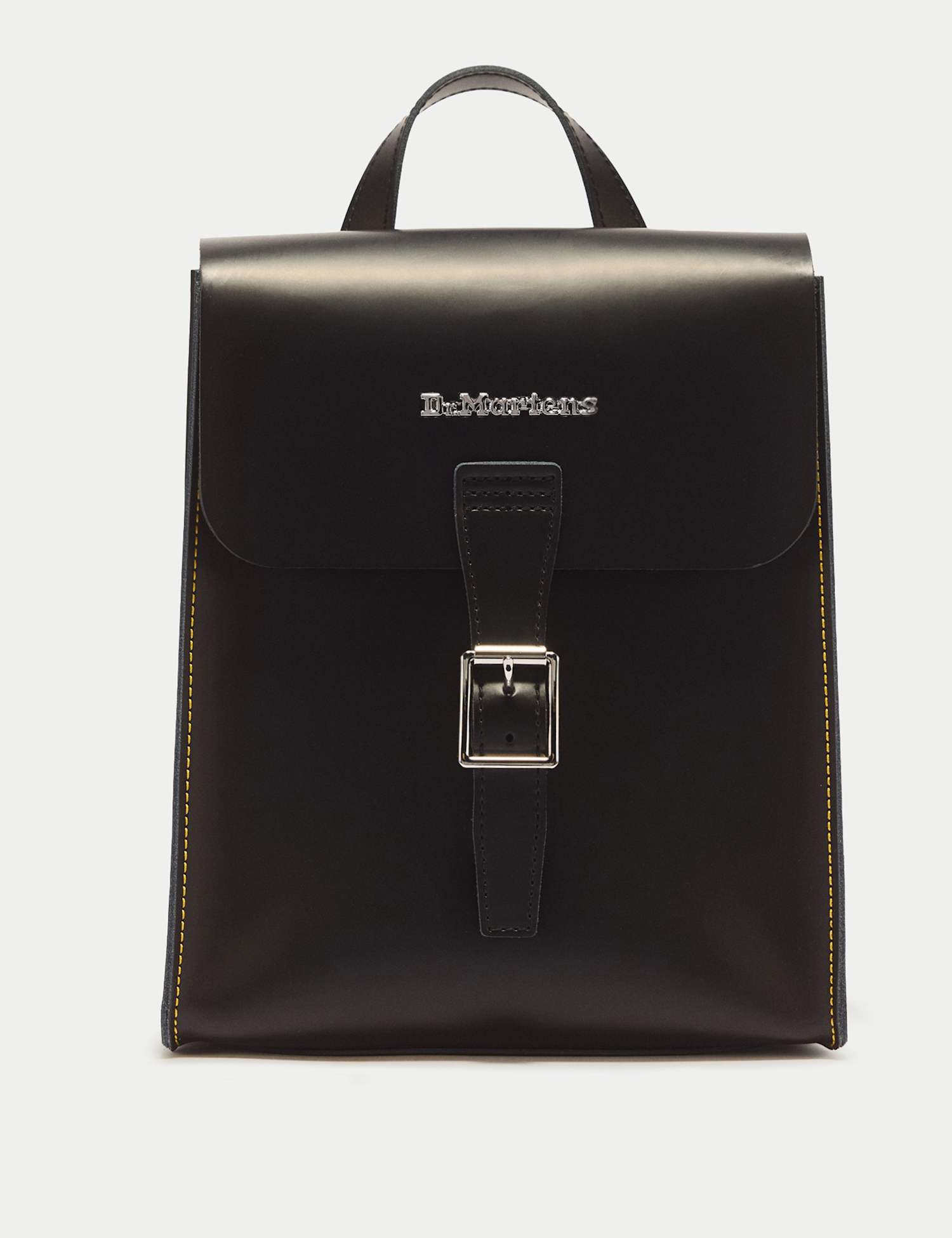 Dr Martens Leather Mini Zip Detail Backpack Black