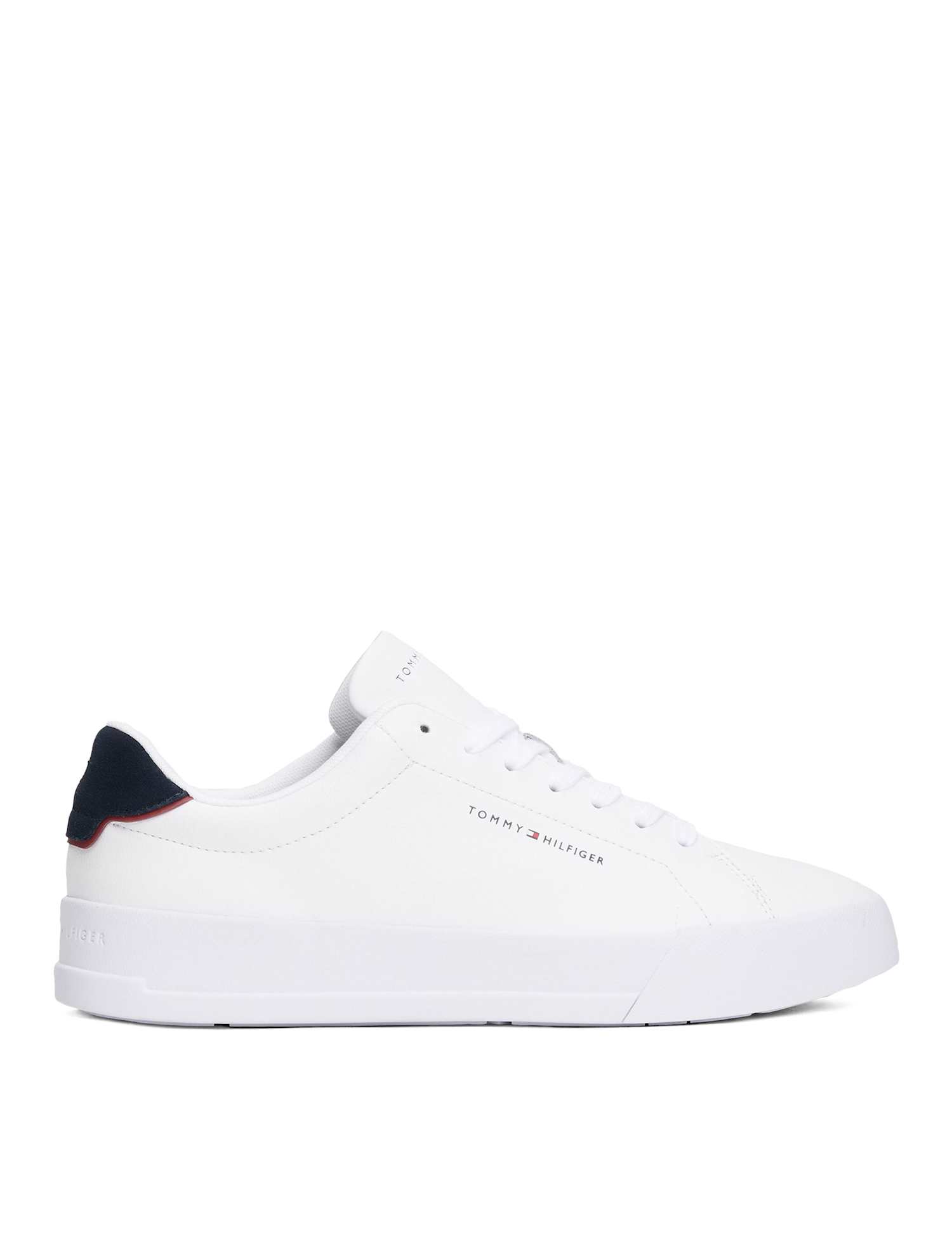 Tommy Hilfiger TH Court Leather Trainers White