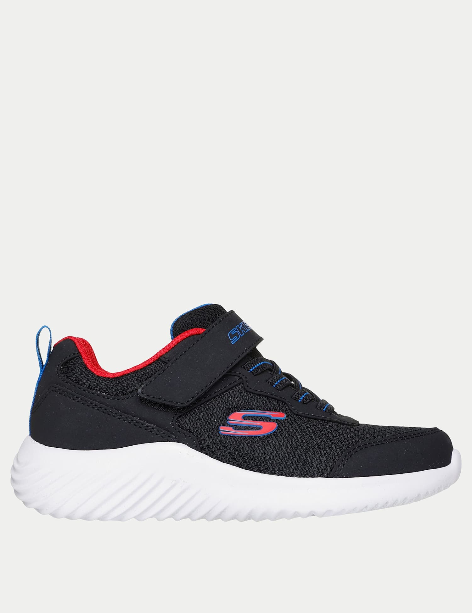 Skechers Kids' Bounder Riptape Trainers (9.5 Small - 4 Large) Black