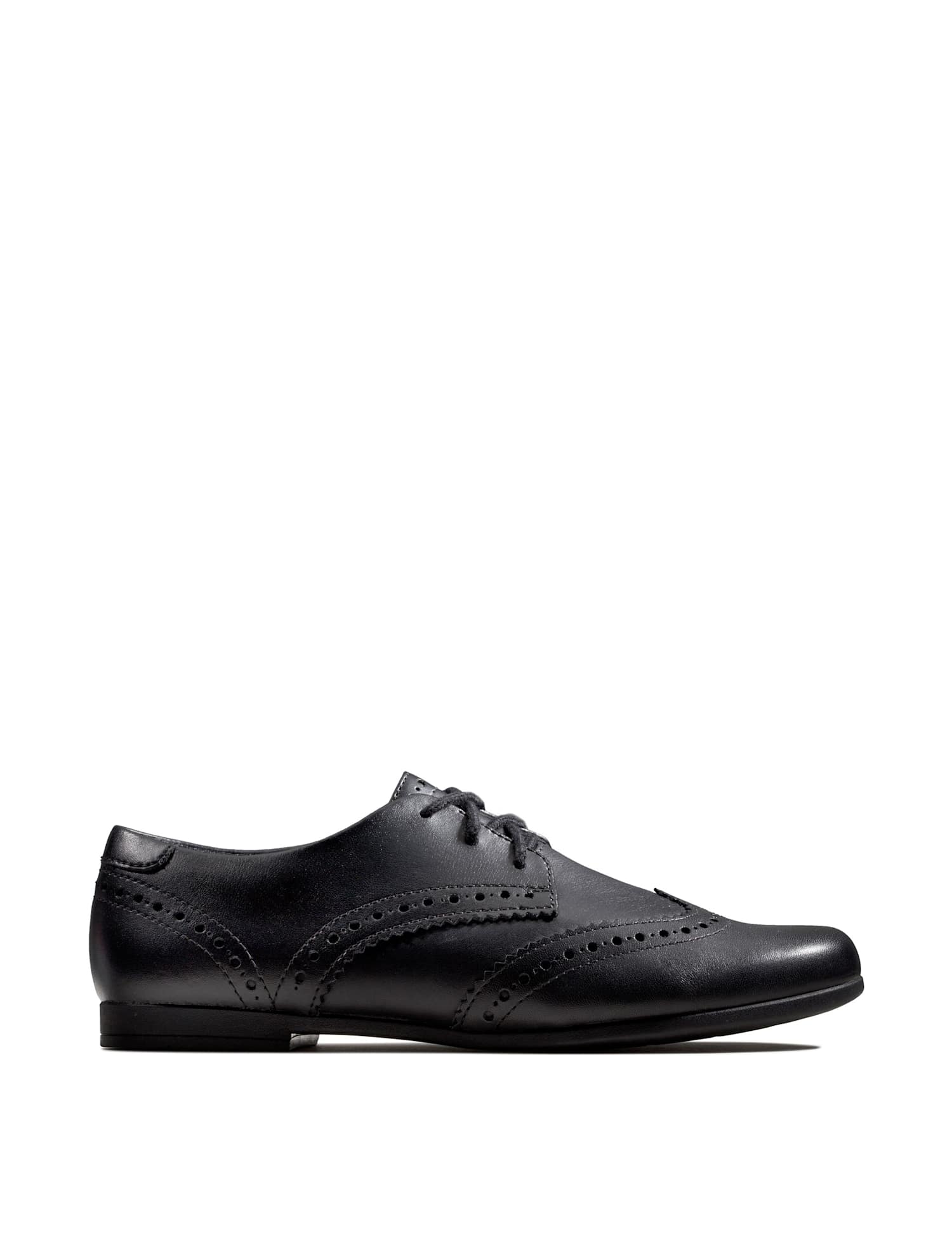 Clarks Kids' Leather School Shoes (3 Large - 8 Large) Black