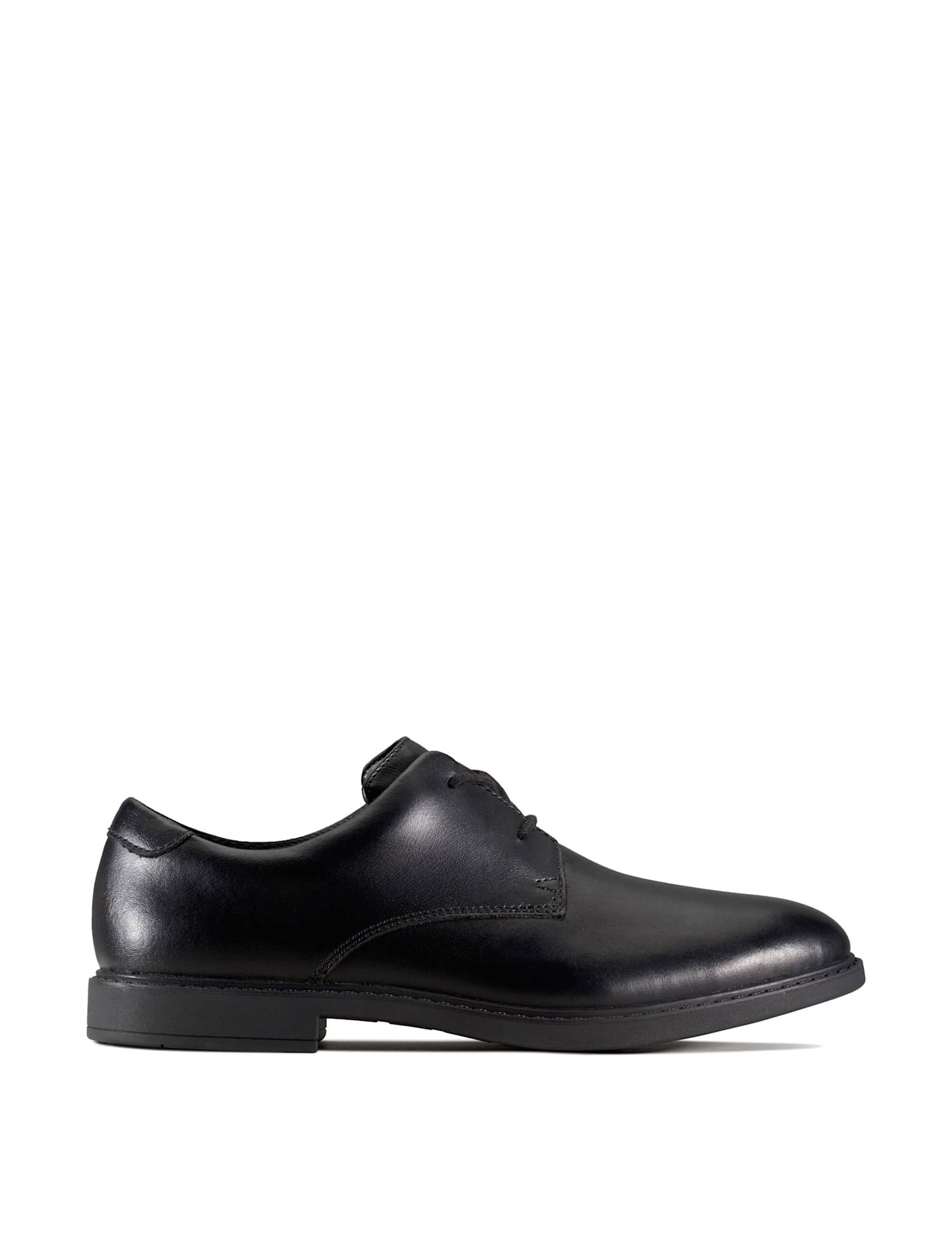 Clarks Kids' Leather School Shoes (4 Large - 7 Large) Black
