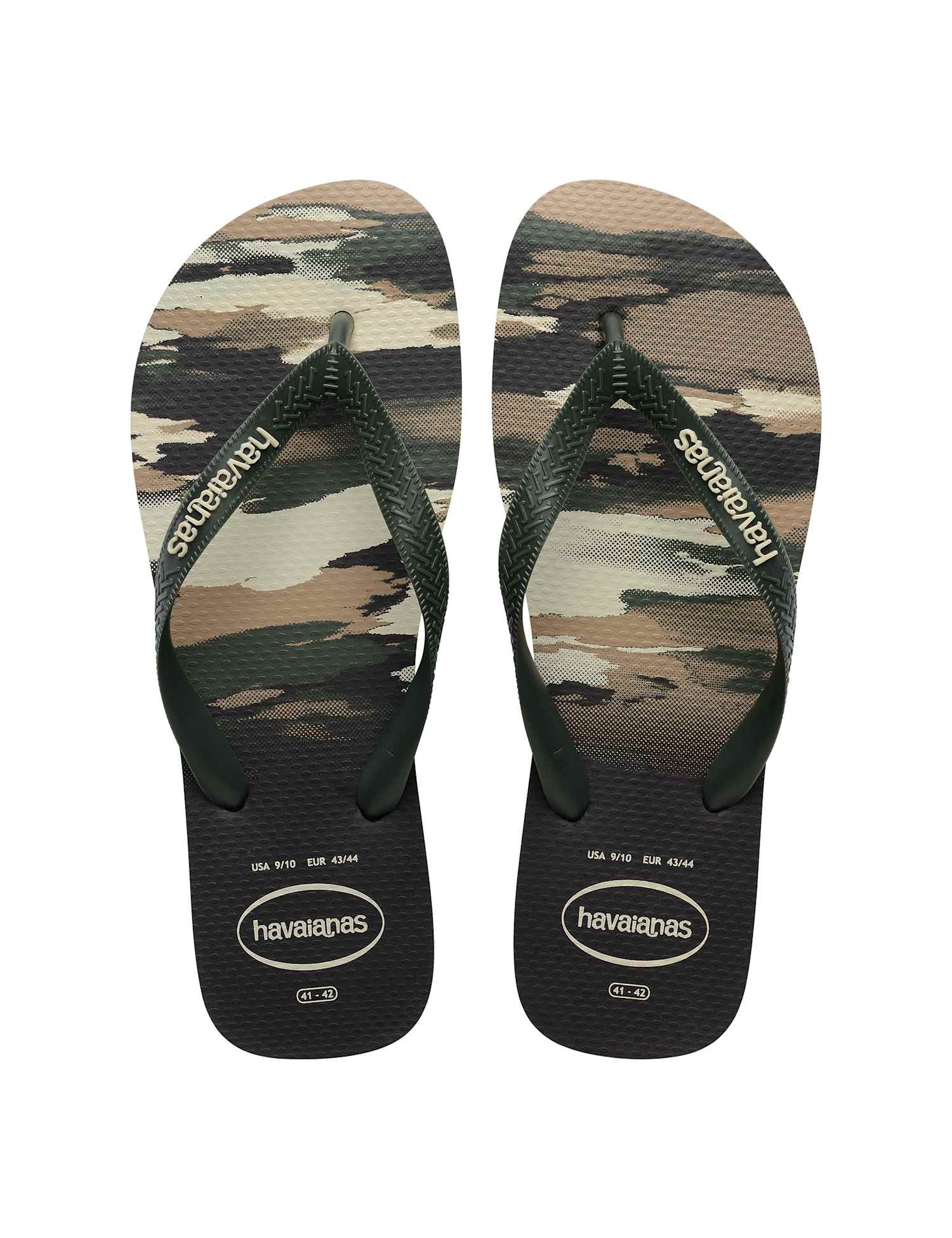 HAVAIANAS Flat Flip Flops Green Mix