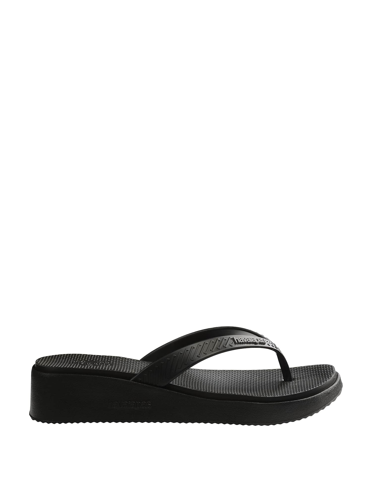 HAVAIANAS Platform Flip Flops Black