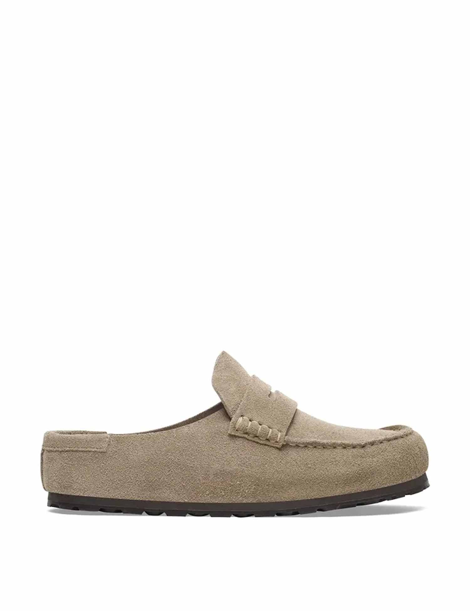 Birkenstock Naples Suede Mules Taupe