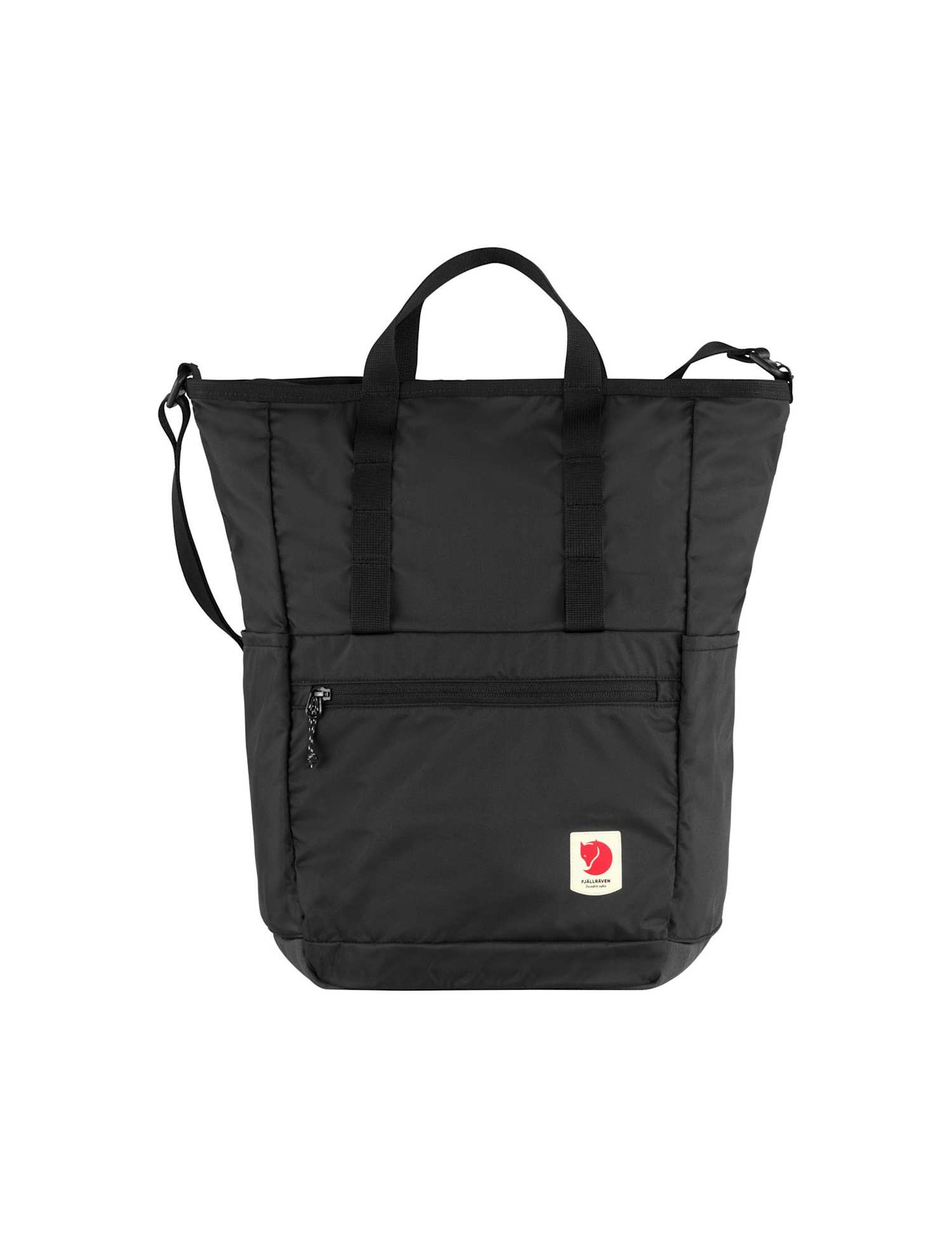 Fjallraven Water Resistant Multi Pocket Tote Backpack Black