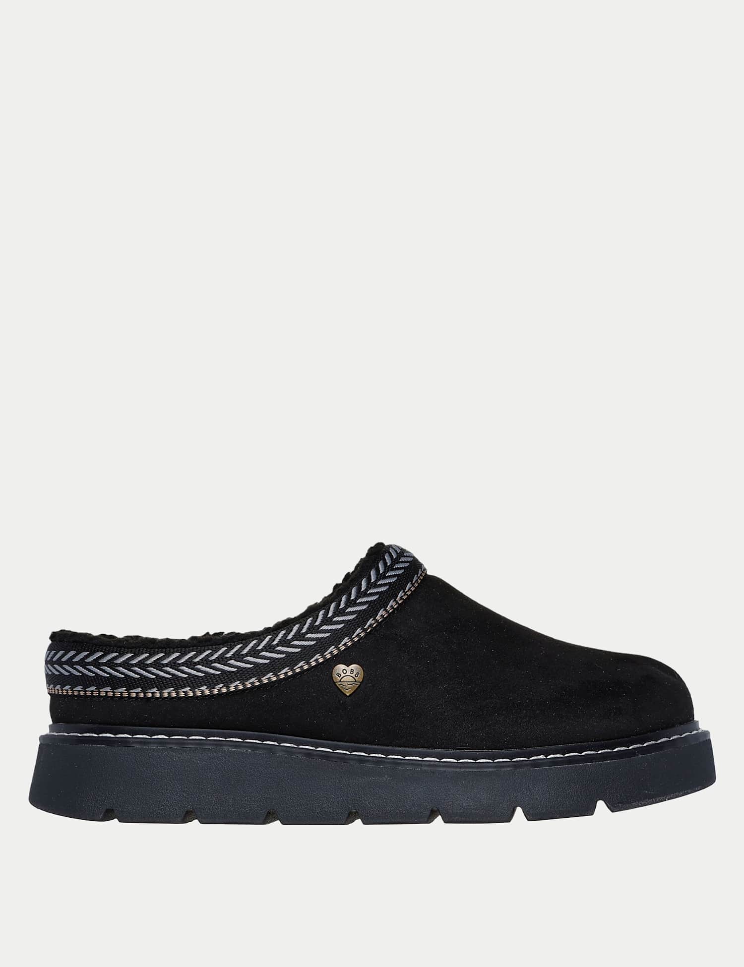 Skechers BOBS Keepsakes Lite - Cozy Fest Slippers Black
