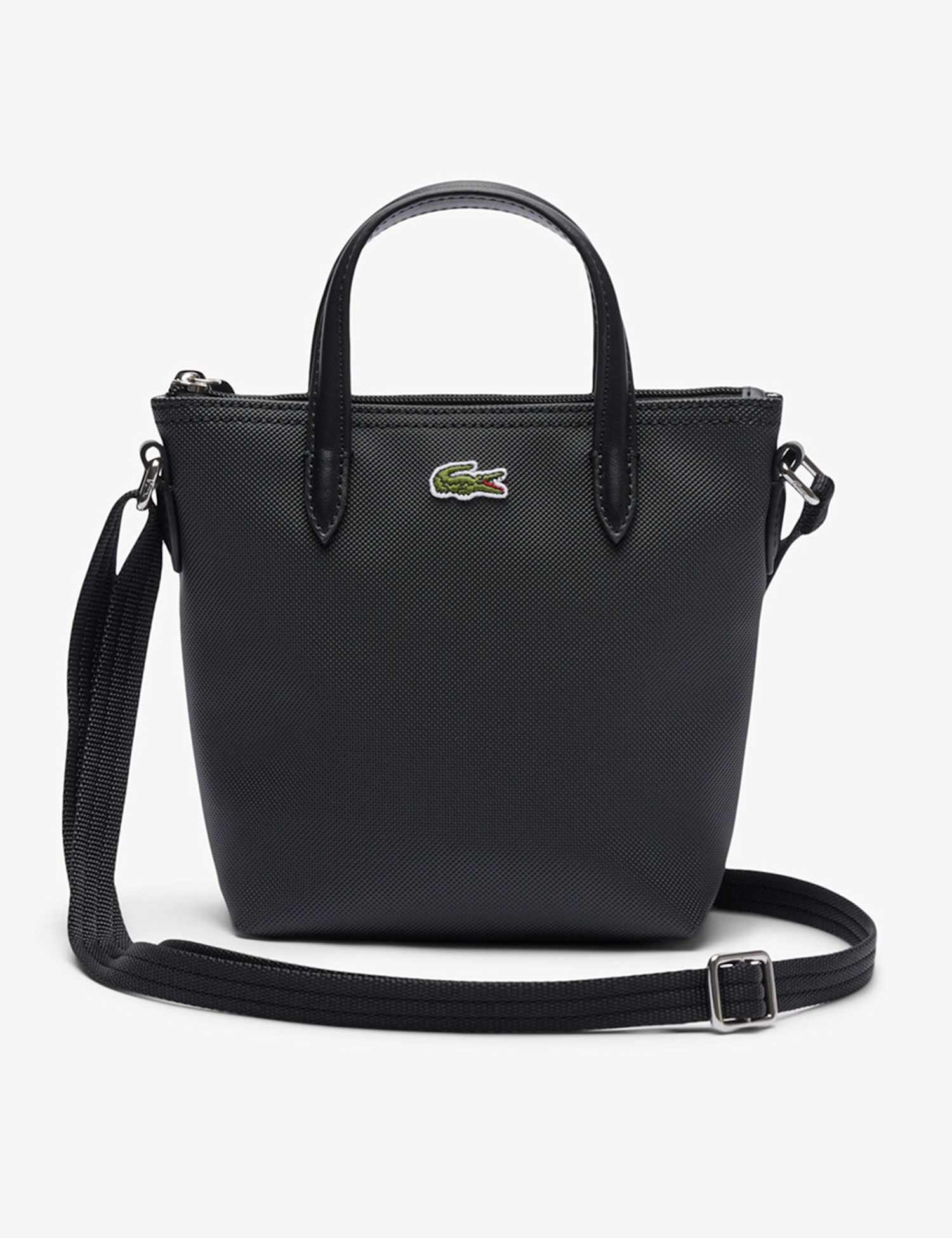 Lacoste Mini L.12.12 Concept Cross Body Tote Bag Black