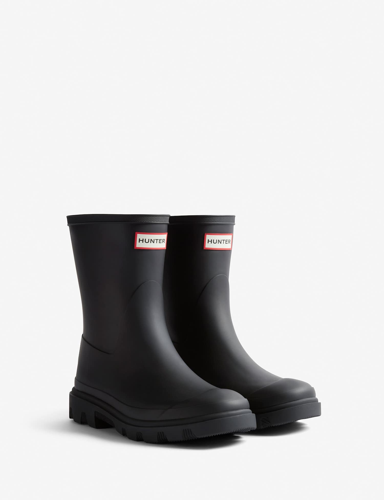 Hunter Downpour Short Wellies Black