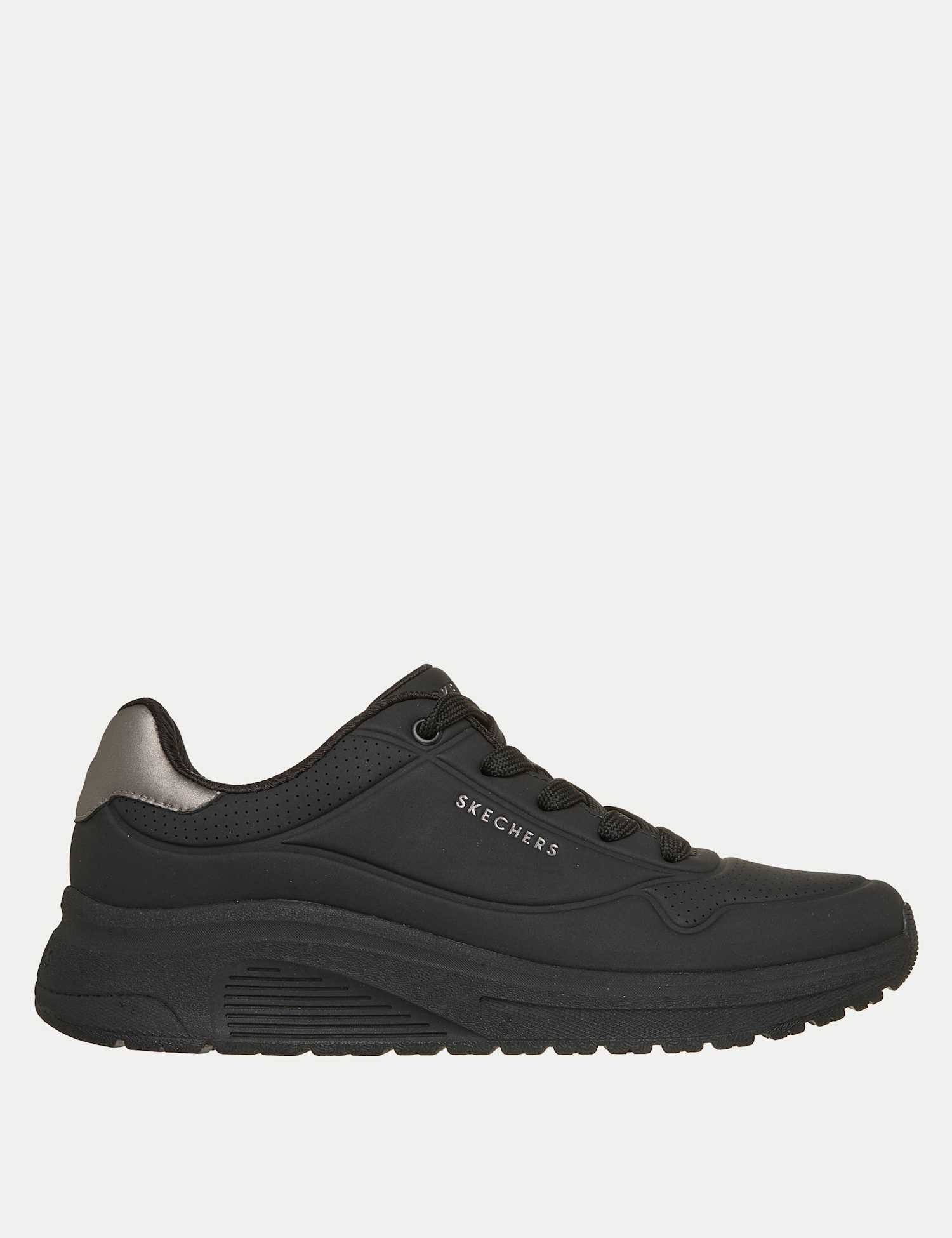 Skechers Uno Lite 2 Lace Up Trainers Black