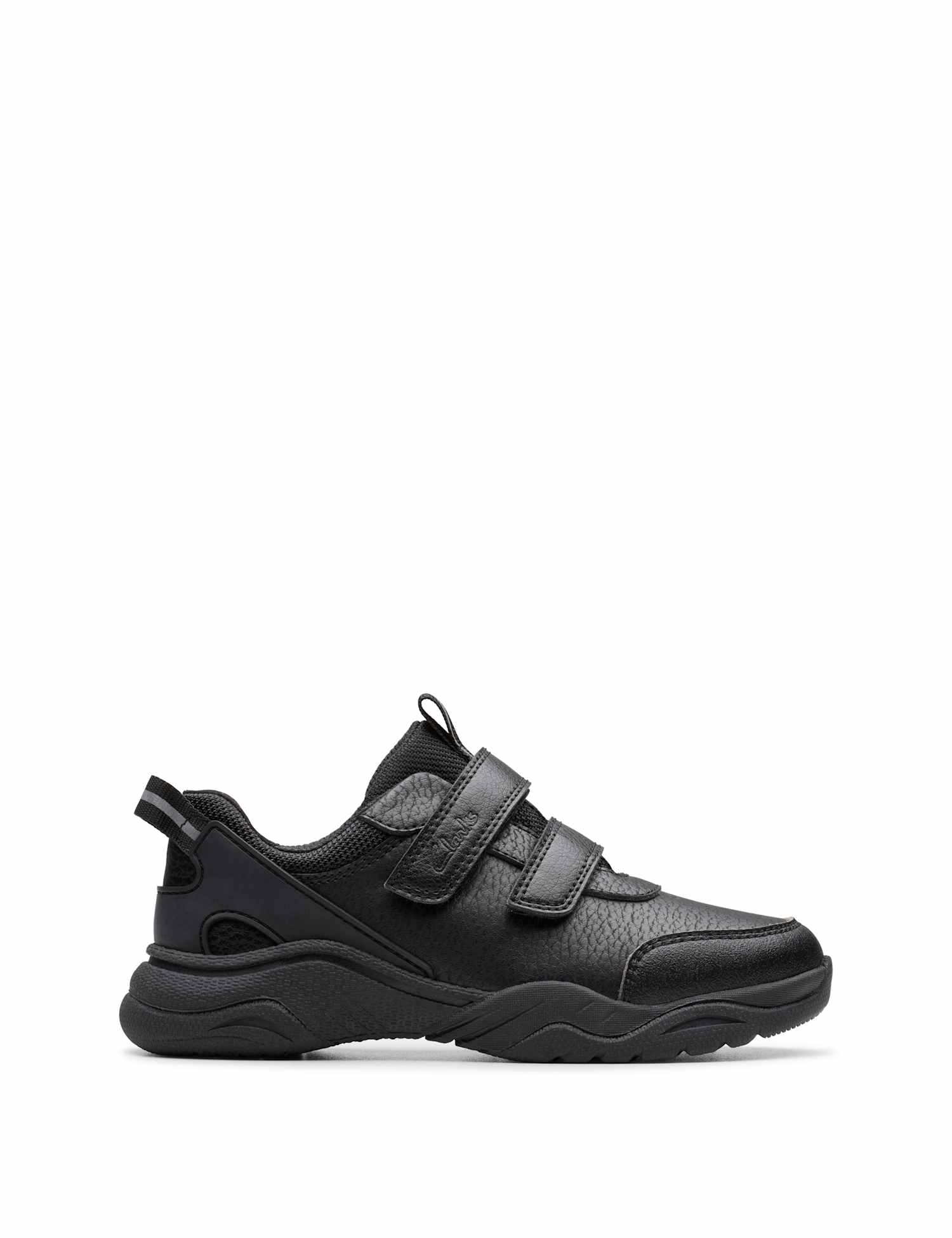 Clarks Riptape Trainers (7 Small-2� Large) Black