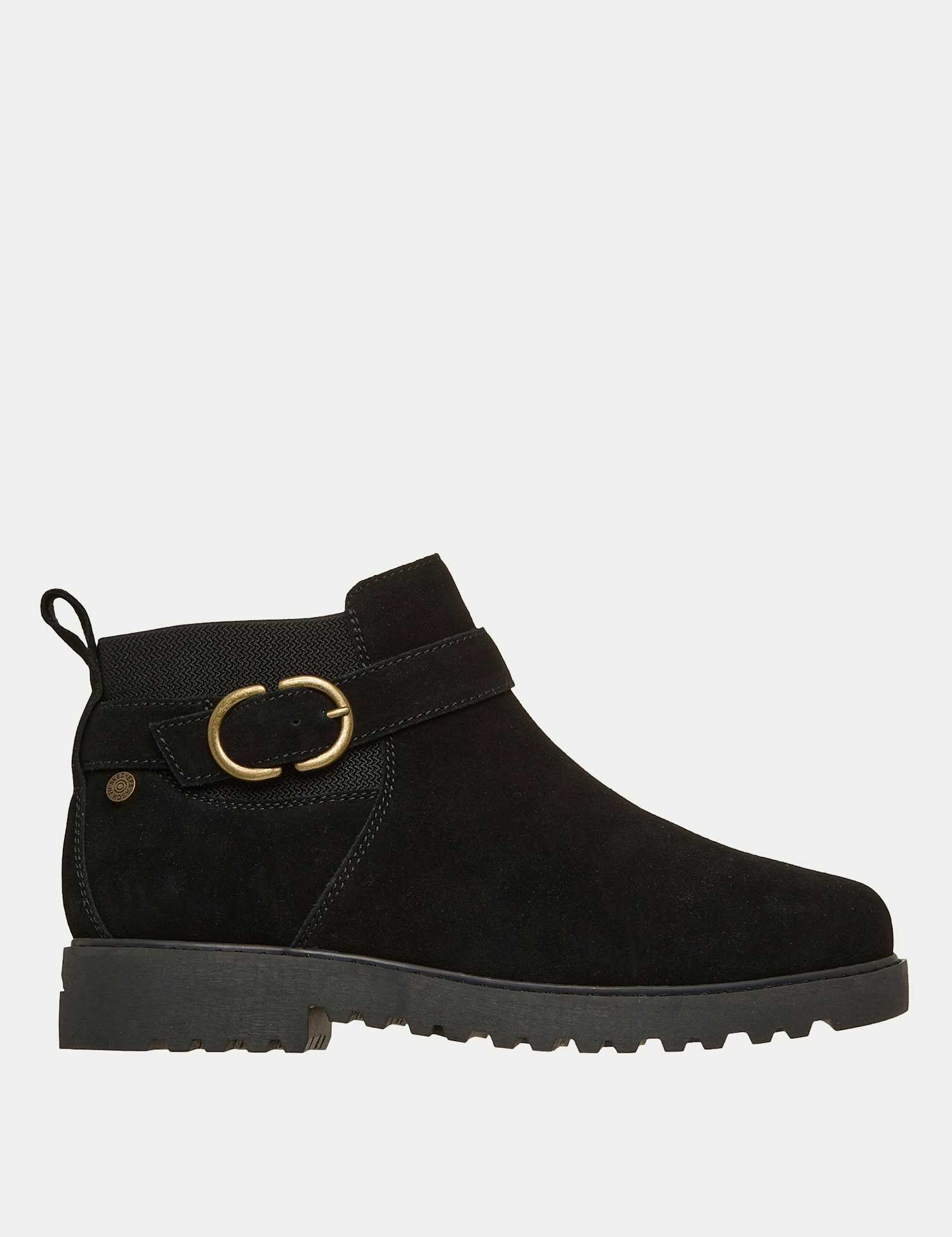 Skechers Arch Fit Marlie Flirty Vibes Ankle Boots Black