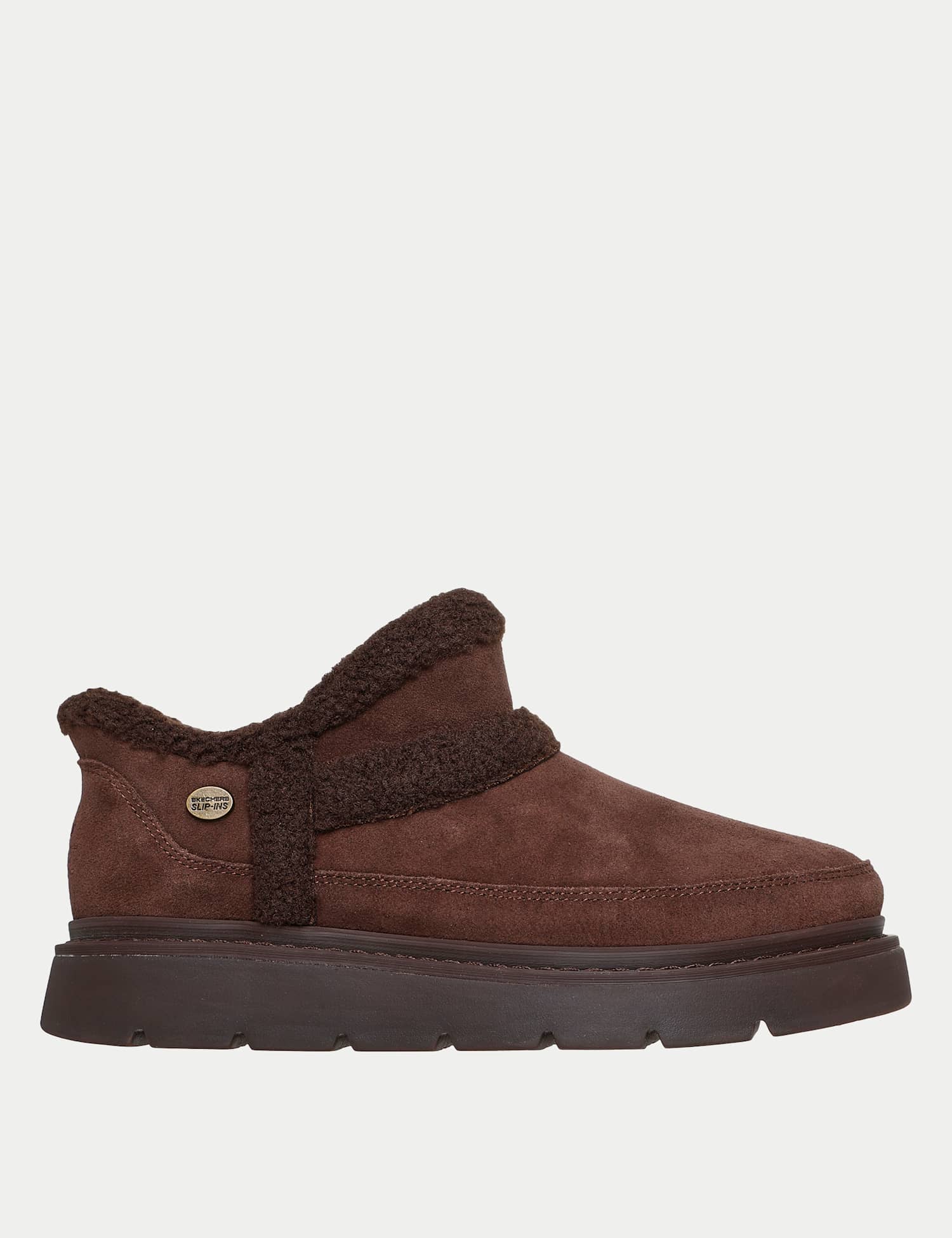 Skechers BOBS� Keepsakes Lite Suede Ankle Boots Chocolate