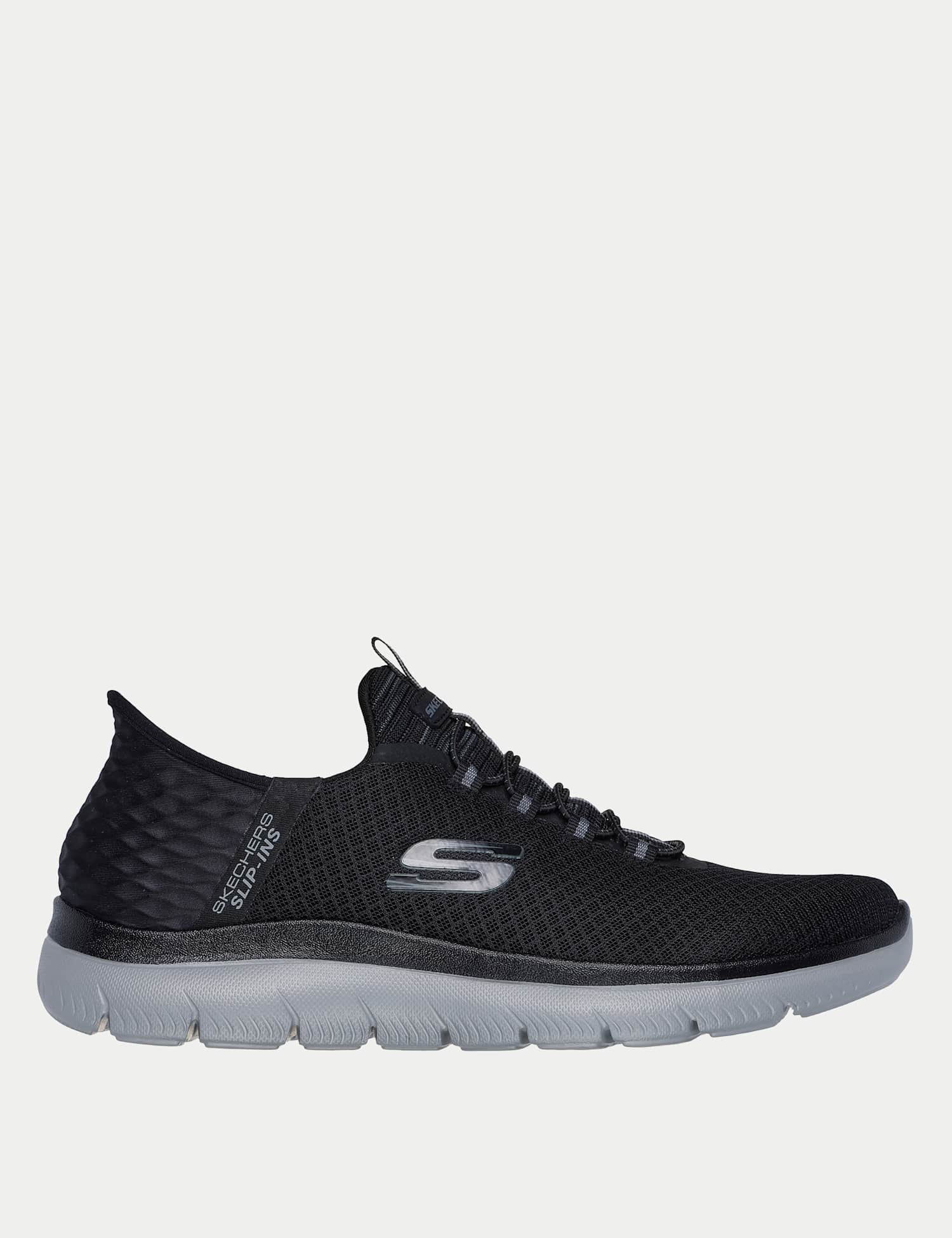 Skechers Slip-ins Summits Wide Fit Trainers Black Mix