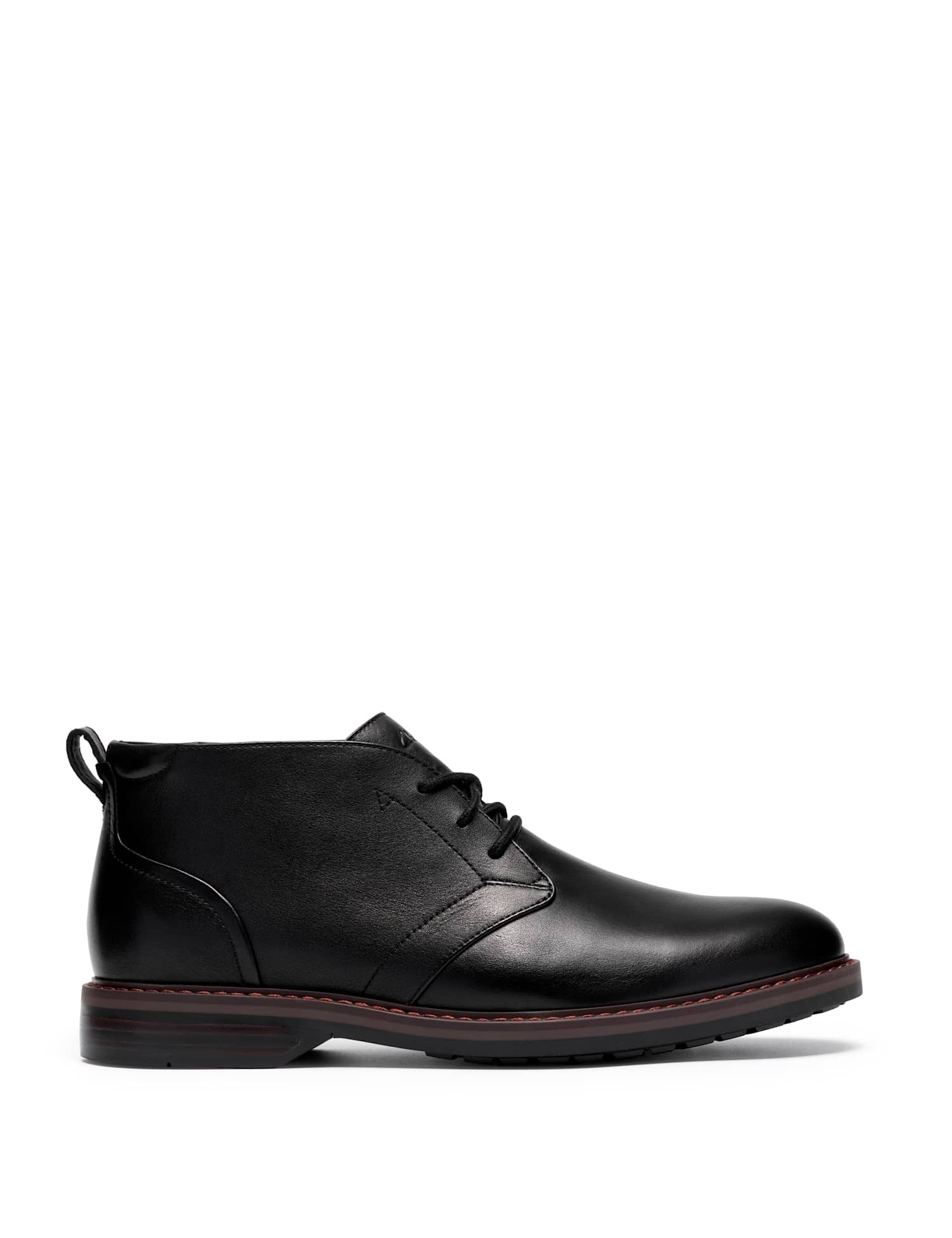 Clarks Leather Chukka Boots Black