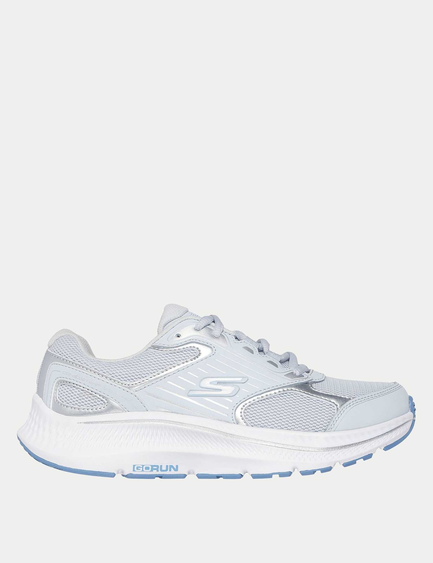 Skechers Go Run Consistent 2.0 Advantage Leather Trainers Light Blue