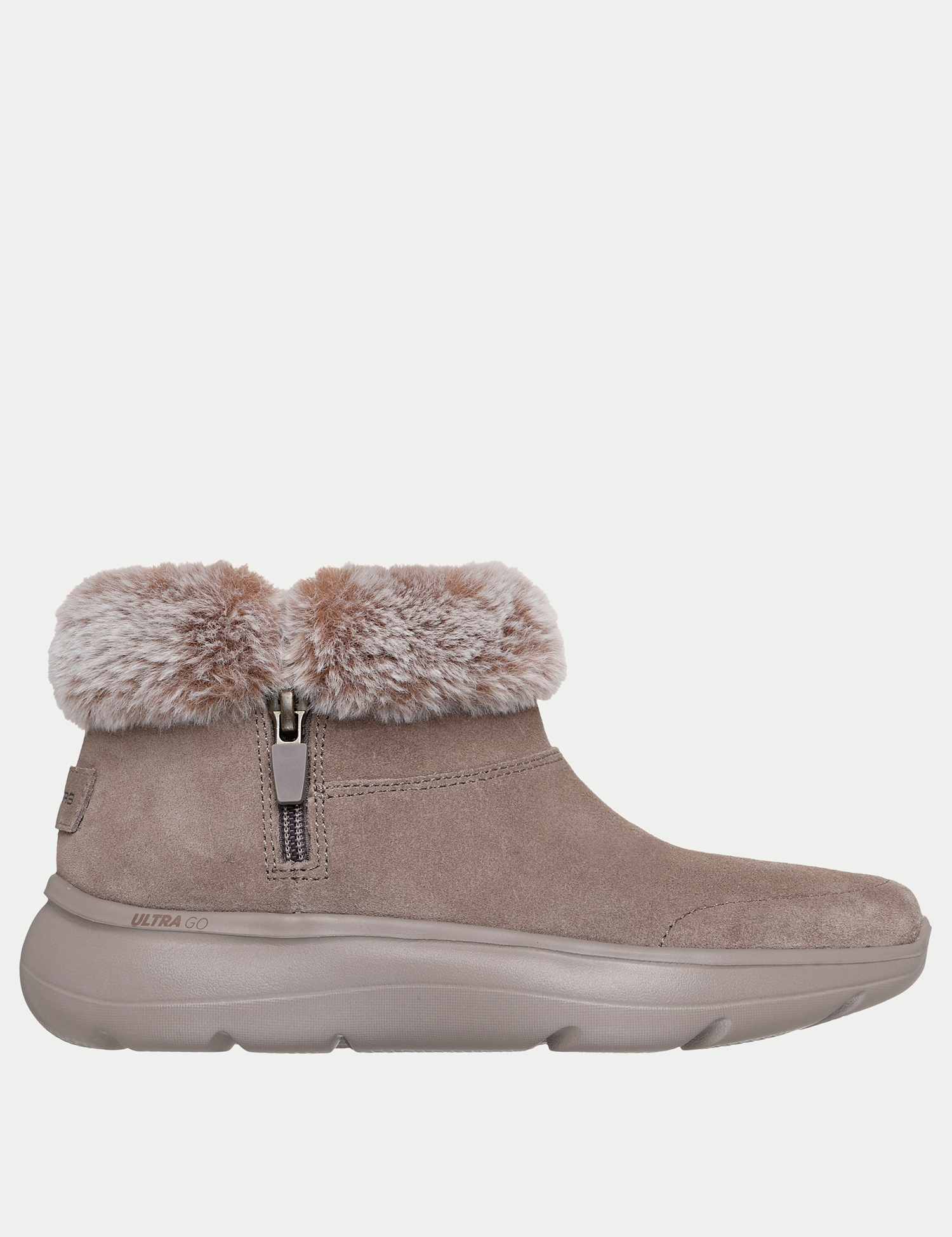 Skechers On-The-GO Encore Snow Capped Wide Fit Boots Taupe