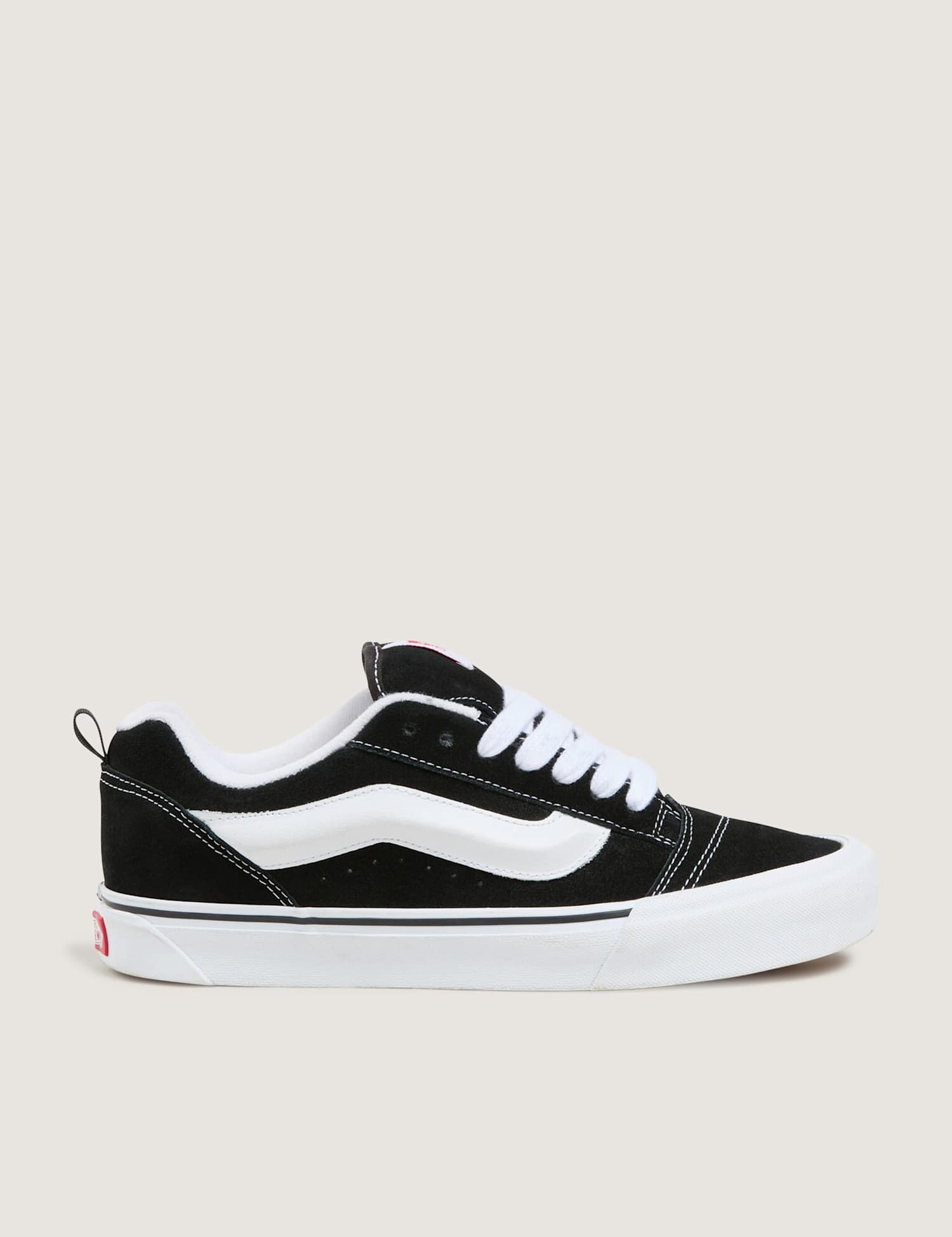 Vans Knu Skool Canvas Stripe Trainers Black