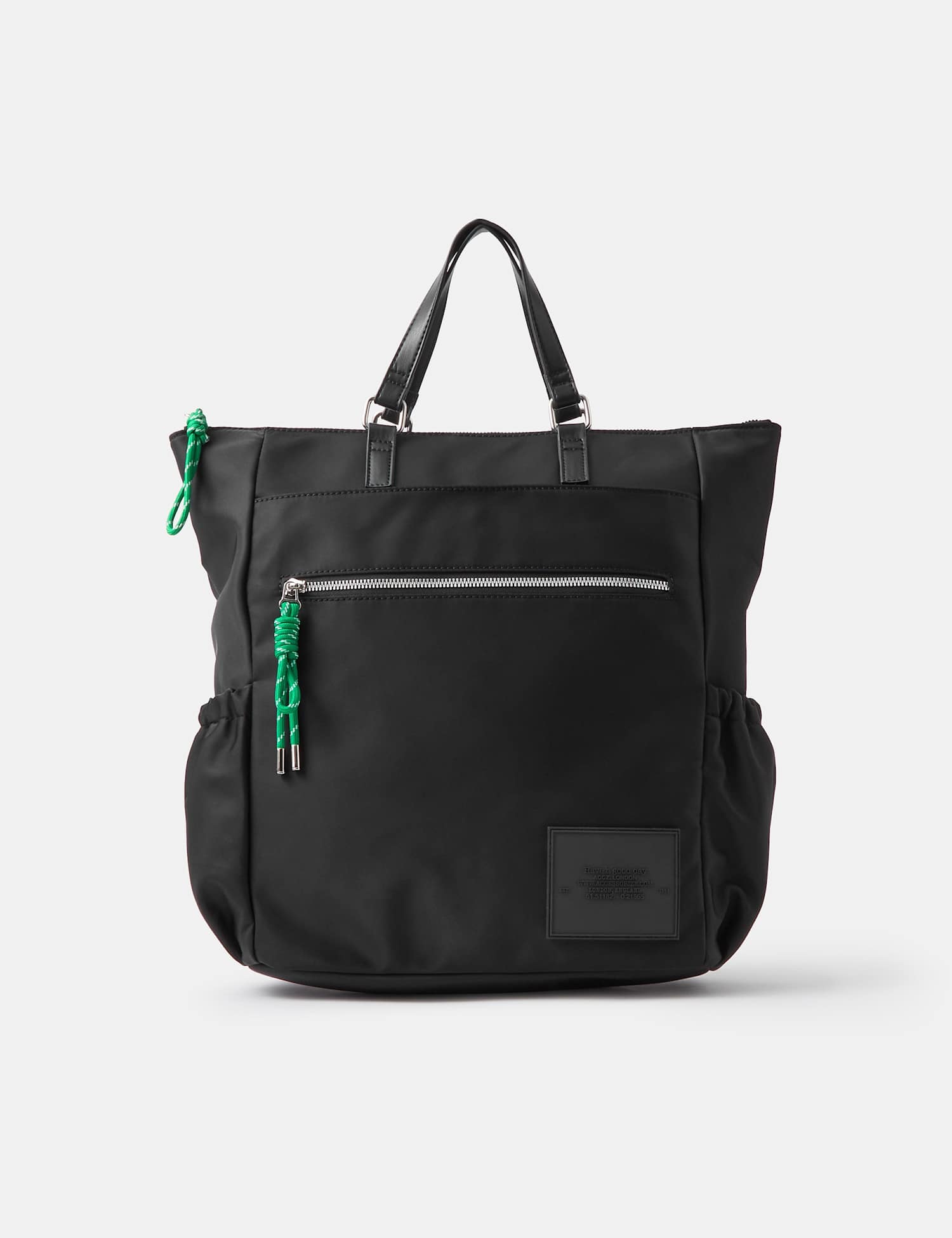 ACCESSORIZE Nylon Handle Backpack Black