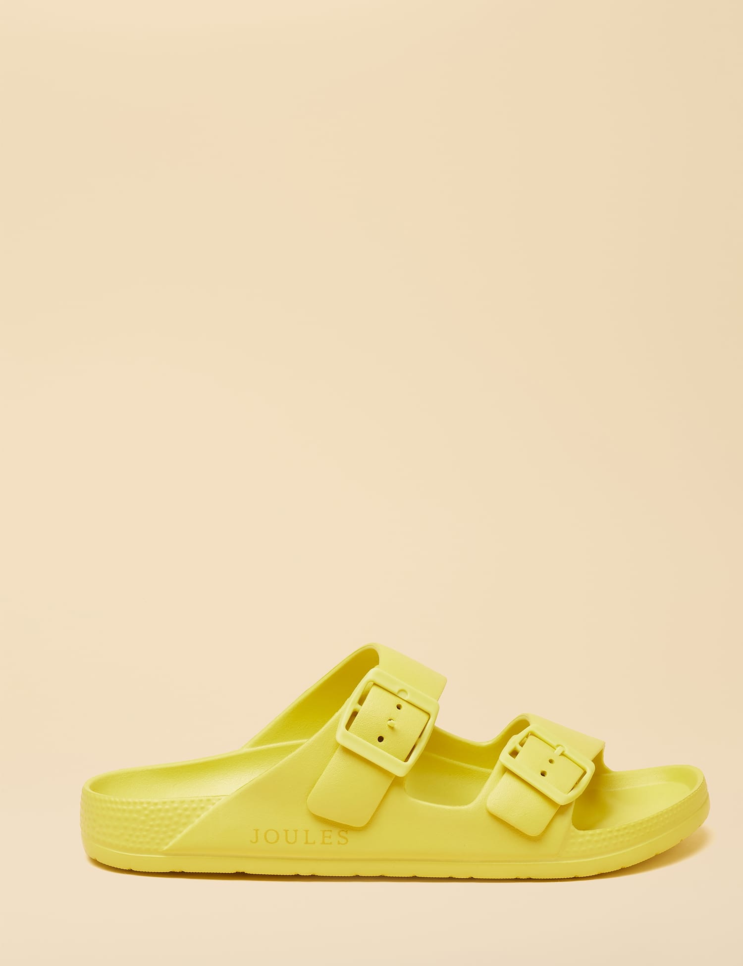Joules Flat Sliders Yellow