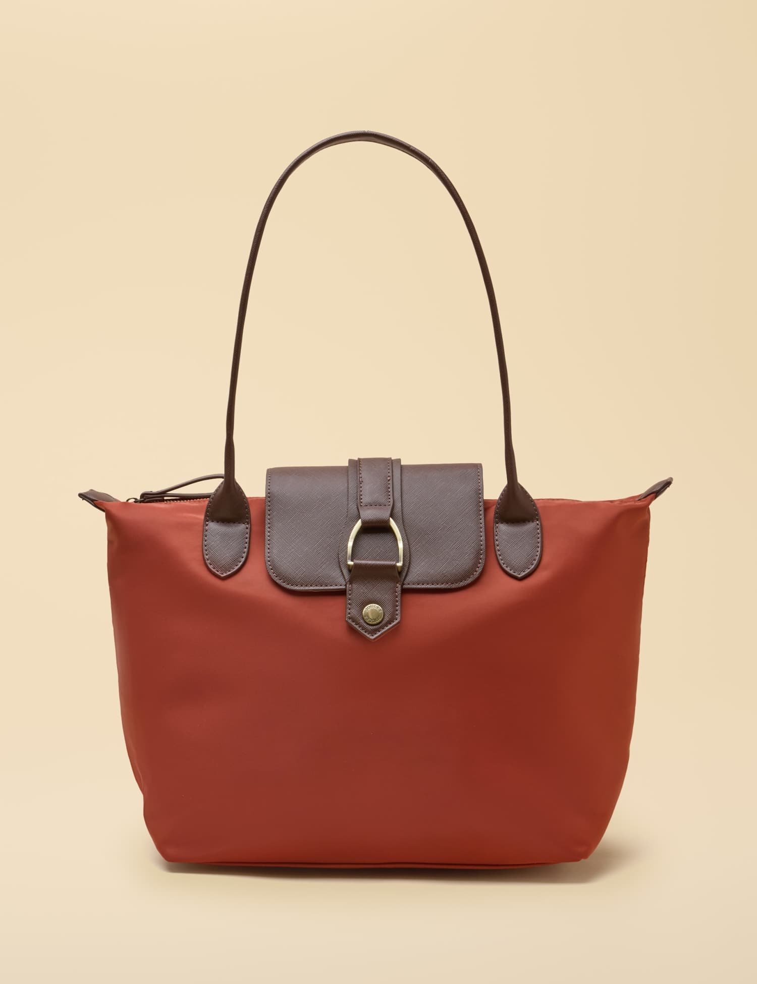 Joules Zip Detail Tote Bag Orange