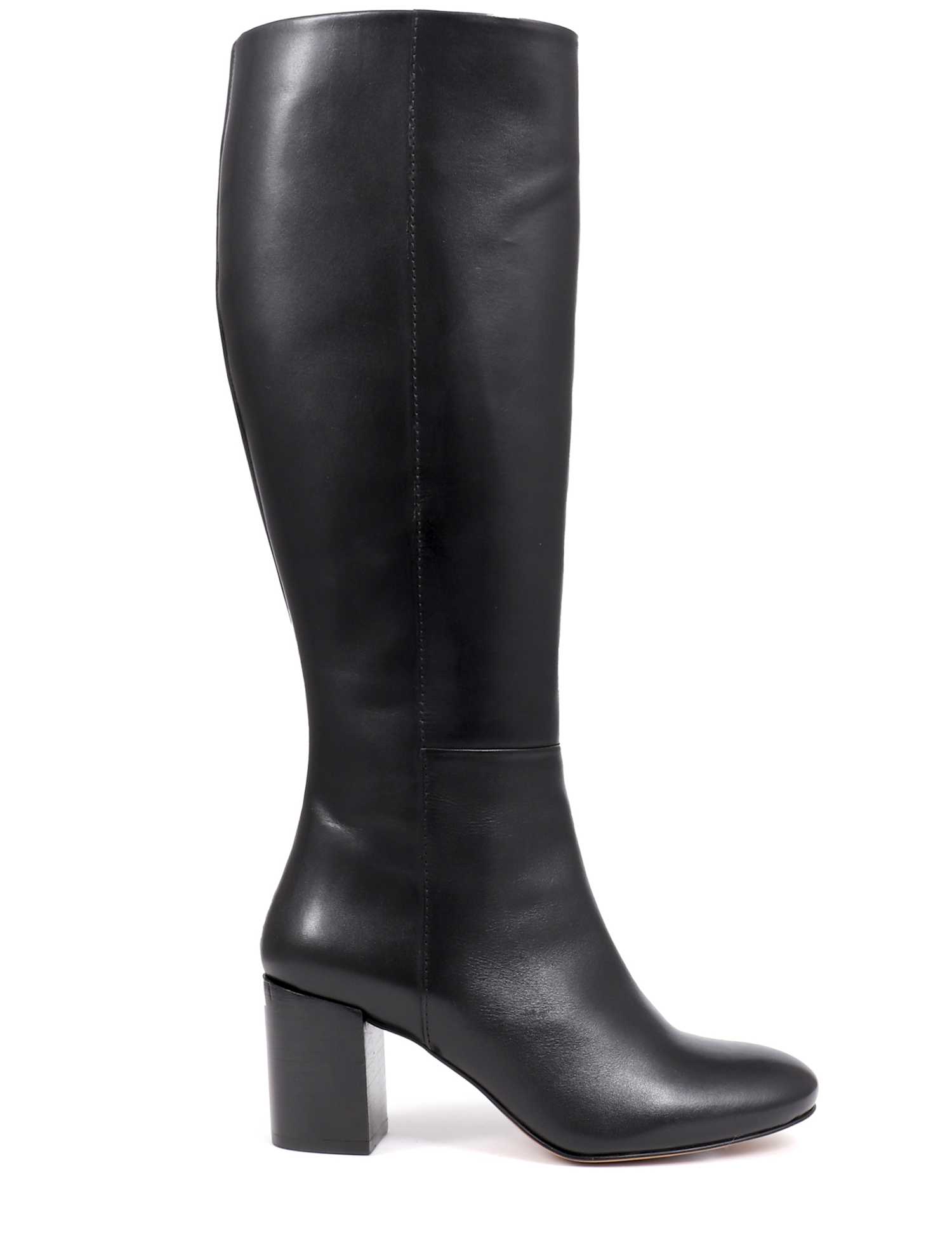Jones Bootmaker Leather Narrow Fit Knee High Boots Black