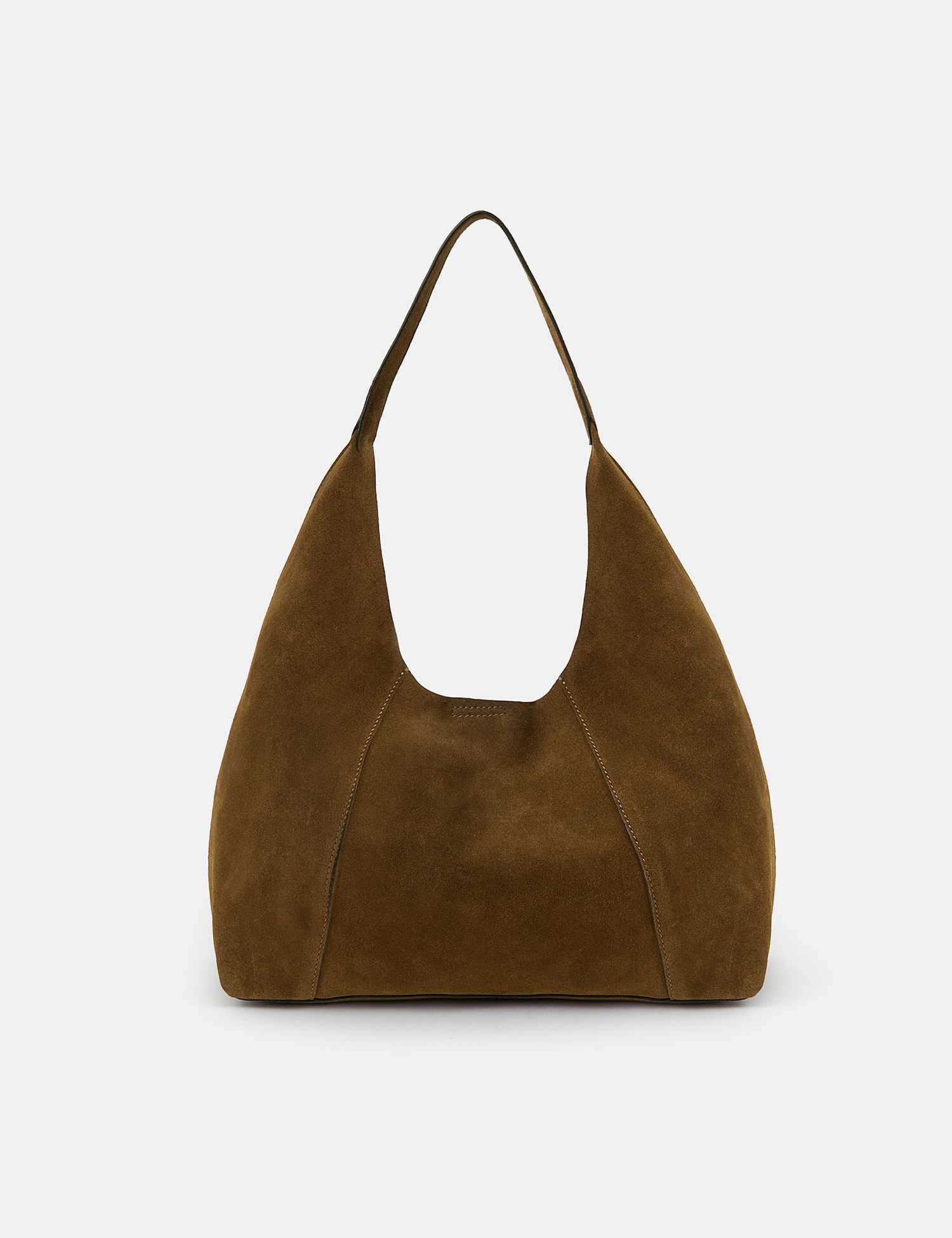 ACCESSORIZE Suede Shoulder Bag Tan