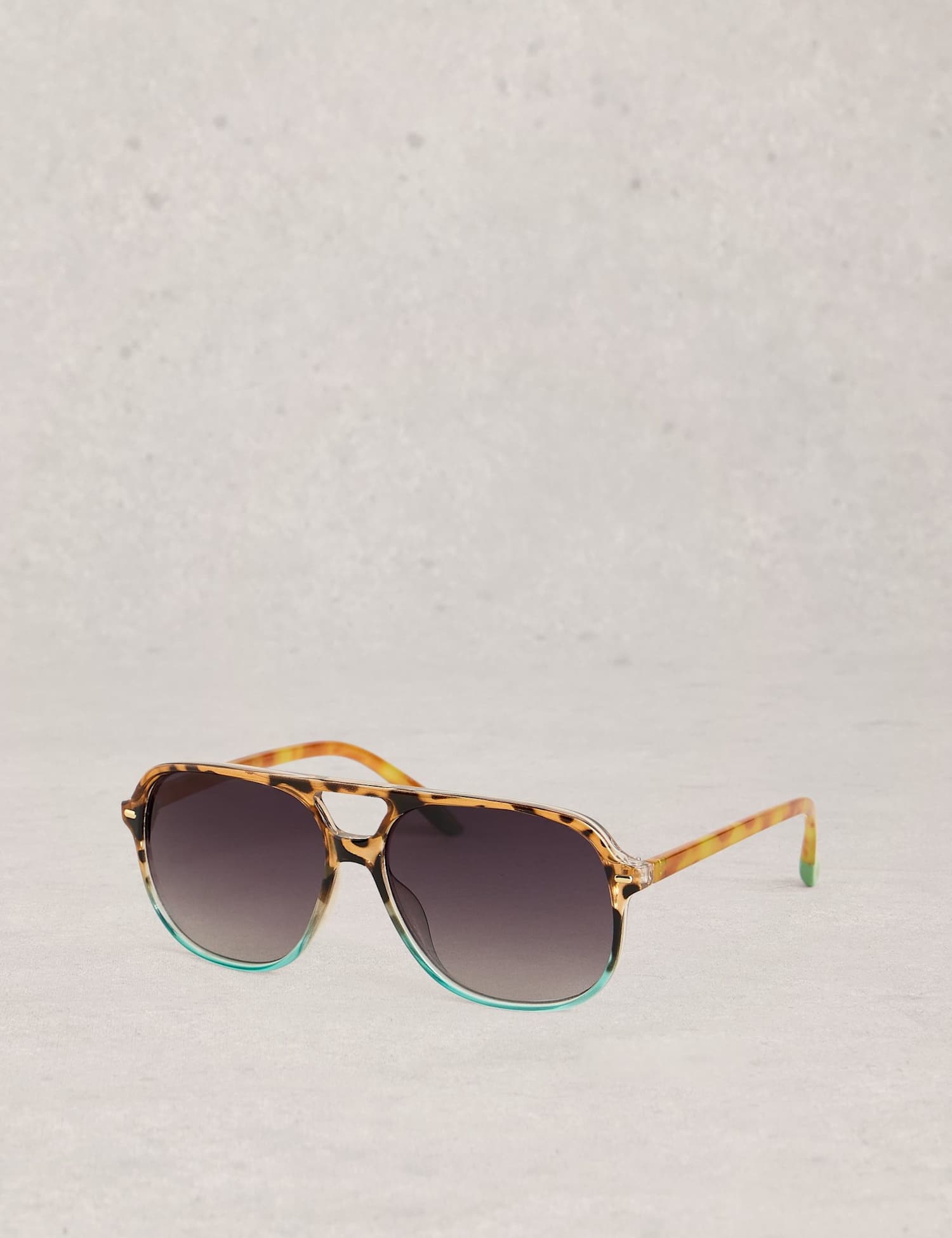 White Stuff Aviator Sunglasses Brown Mix