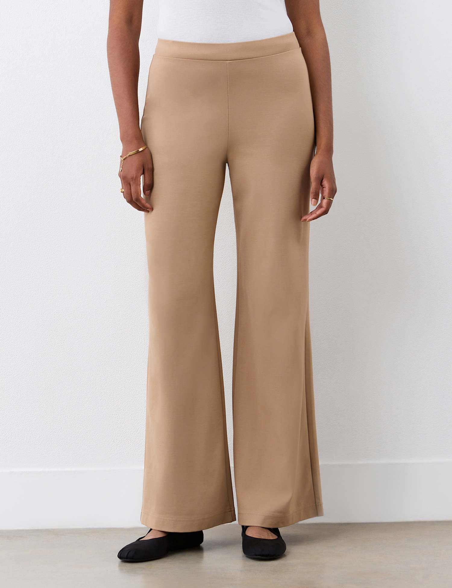 Finery London ReynaPonteJersey Trouser Camel