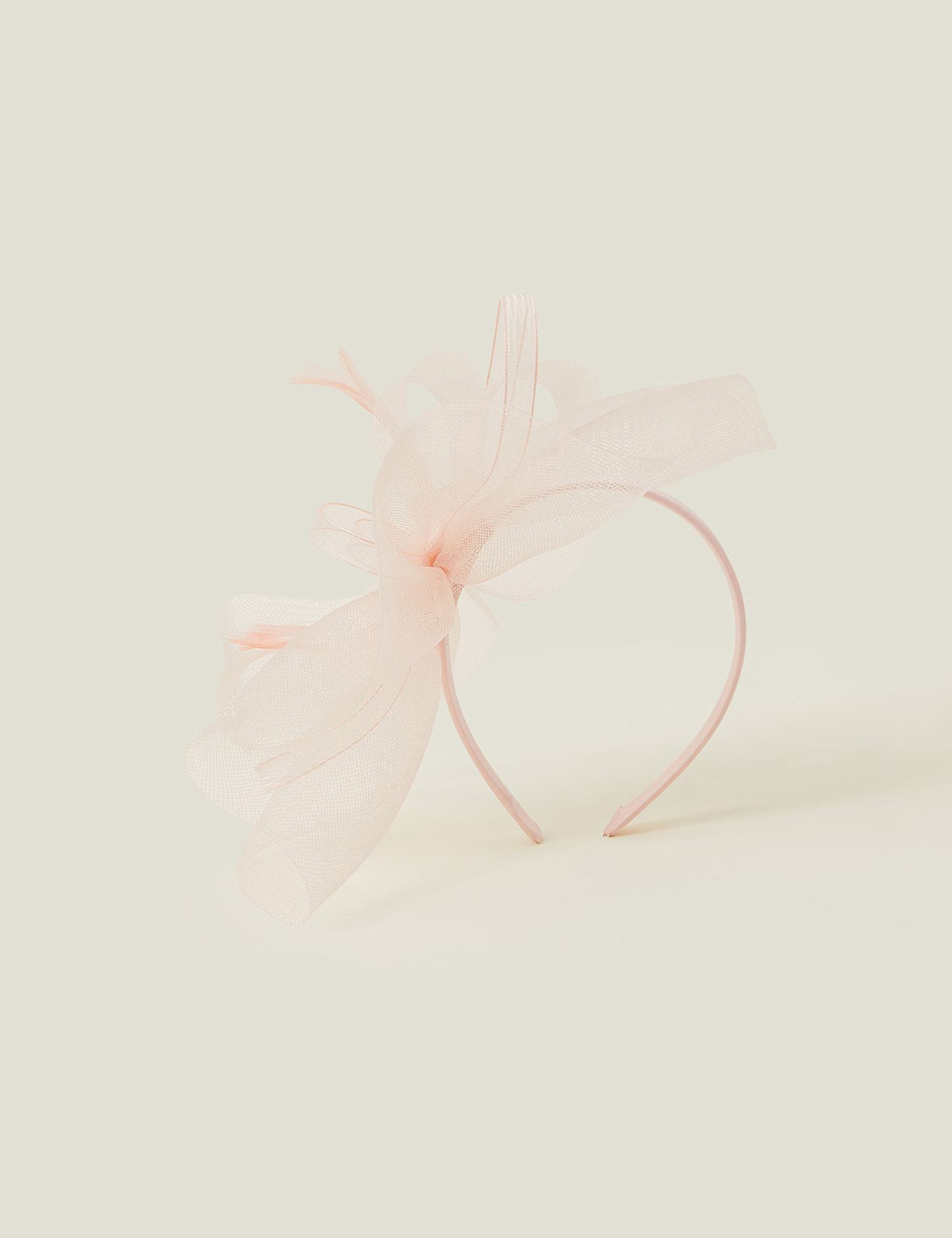 ACCESSORIZE Bow Fascinator Light Pink