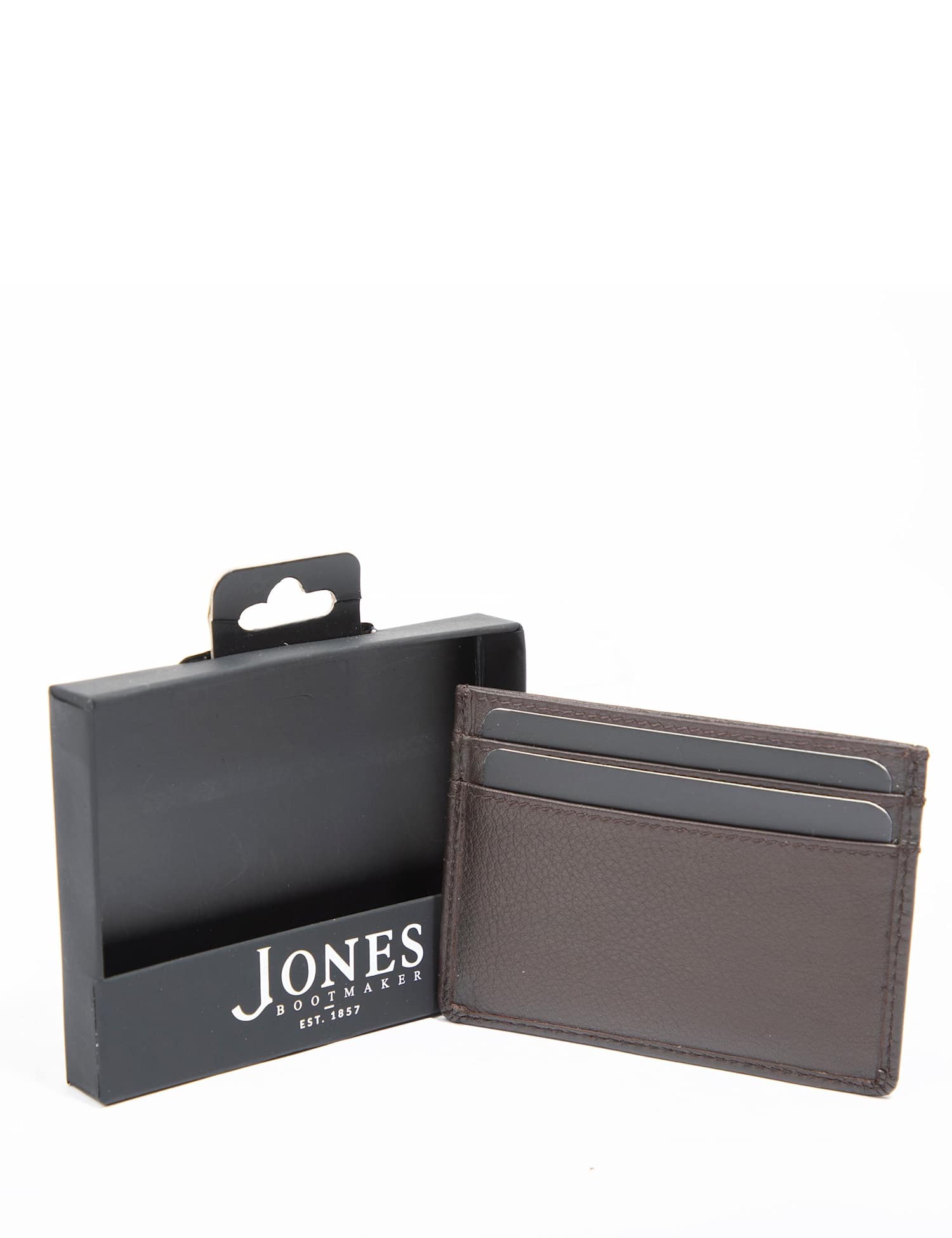 Jones Bootmaker Leather Card Holder Brown