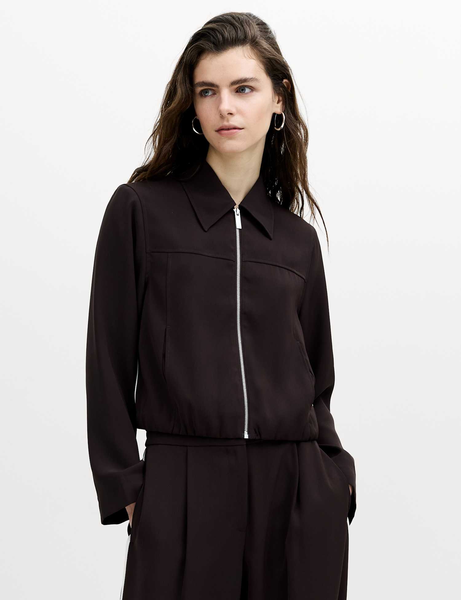 French Connection Lightweight Jacket Dark Brown