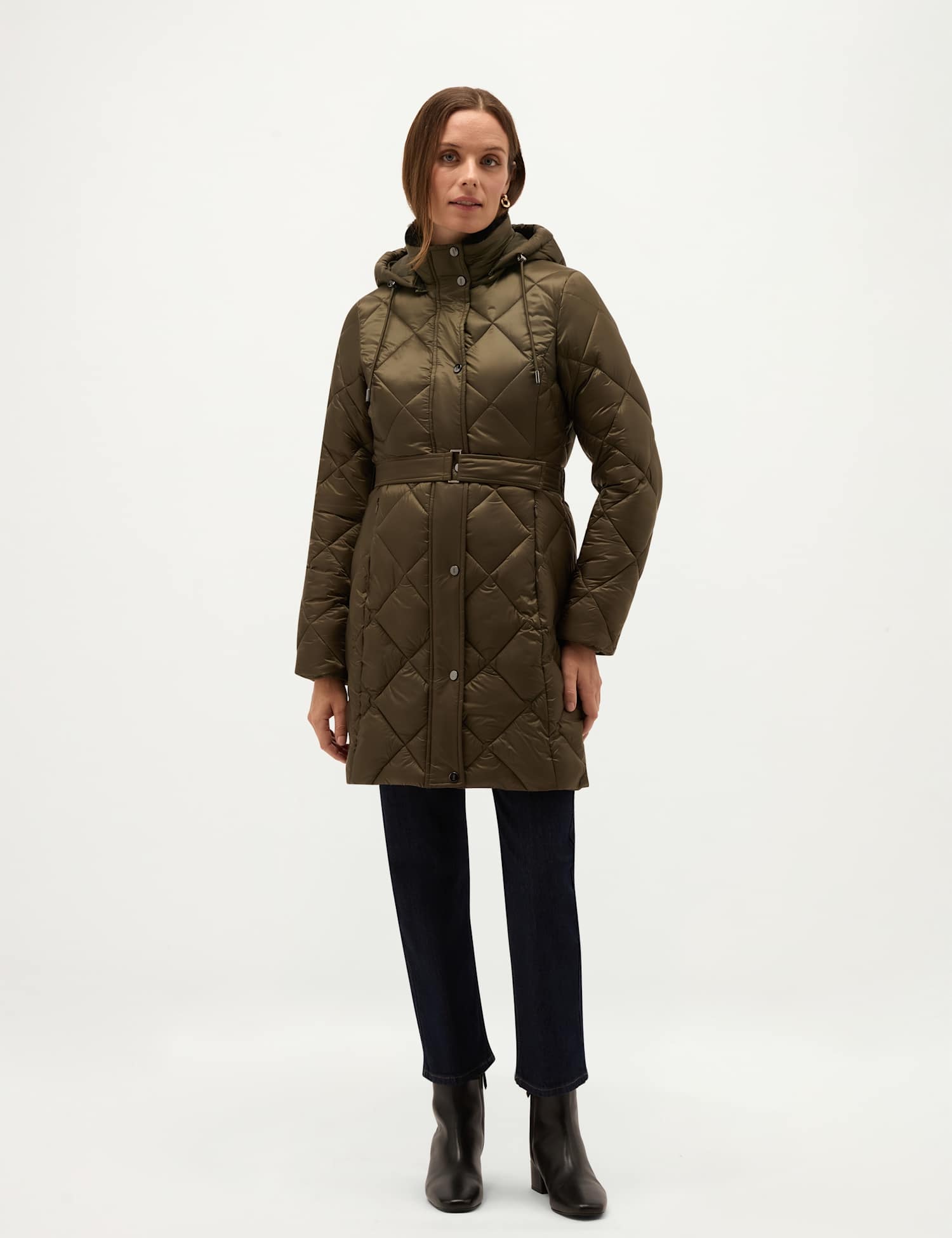 HOBBS Lumi Water Resistant Puffer Green
