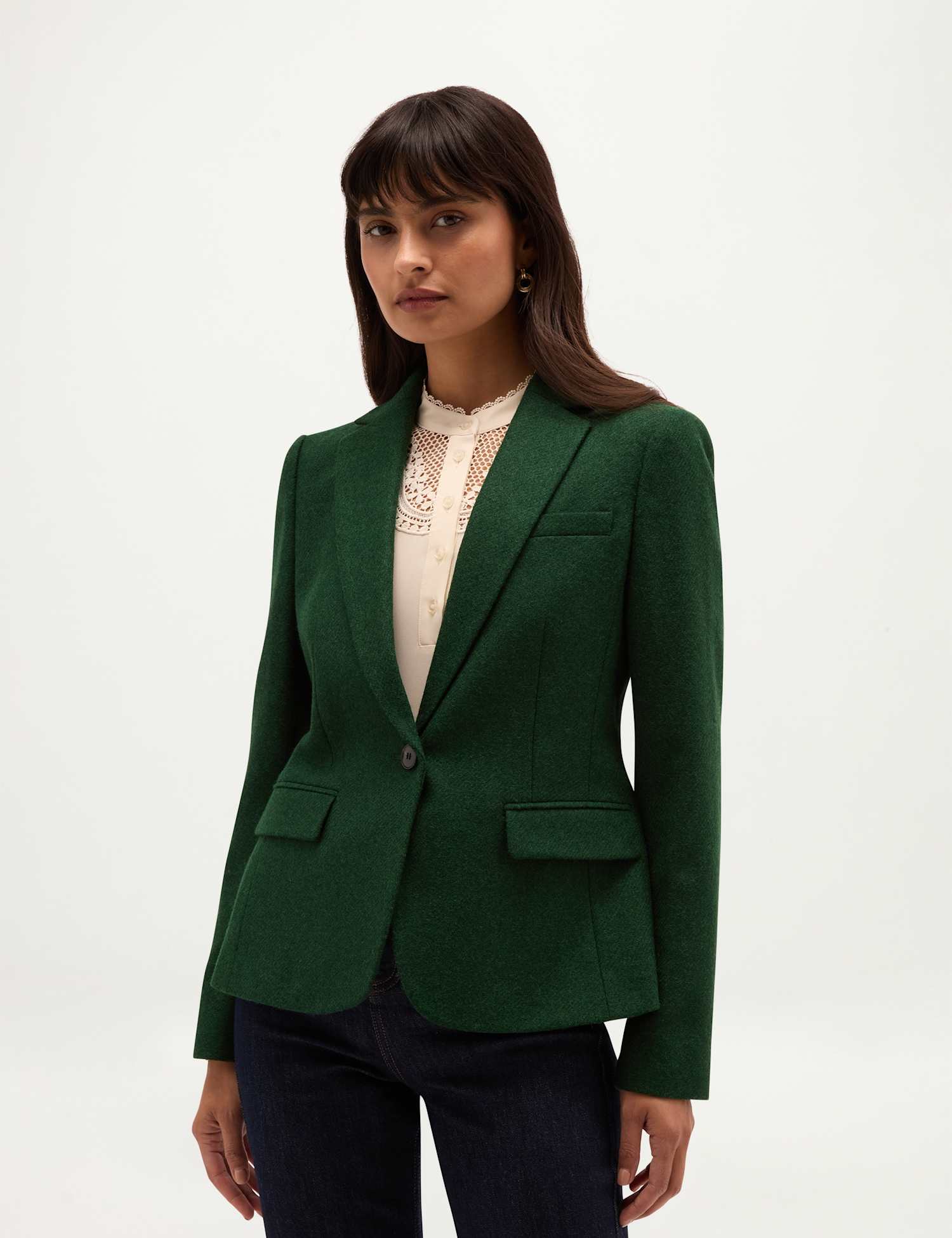 HOBBS Blake Wool Jacket Green