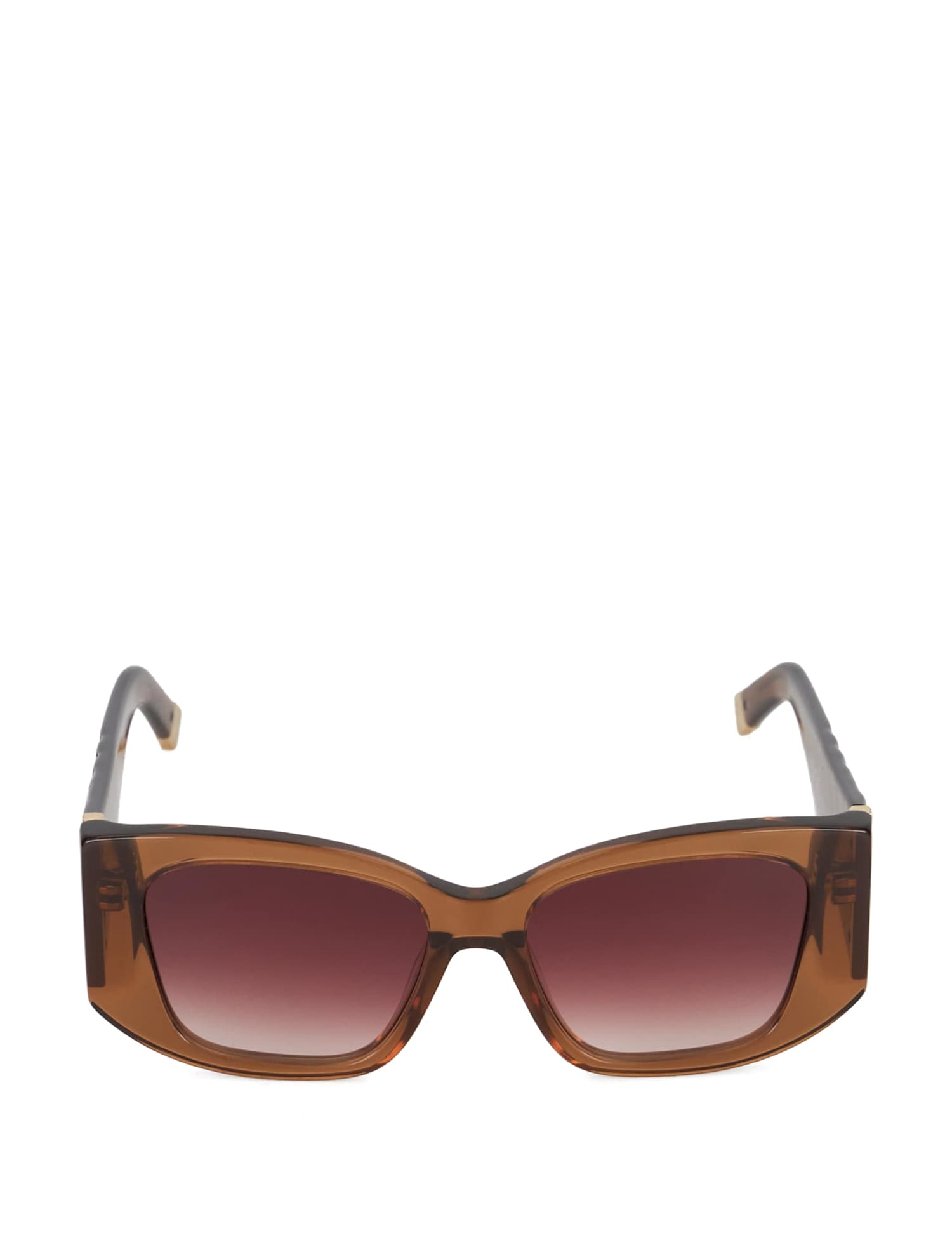 Dune London Gleam Oversized Fashion Sunglasses Brown