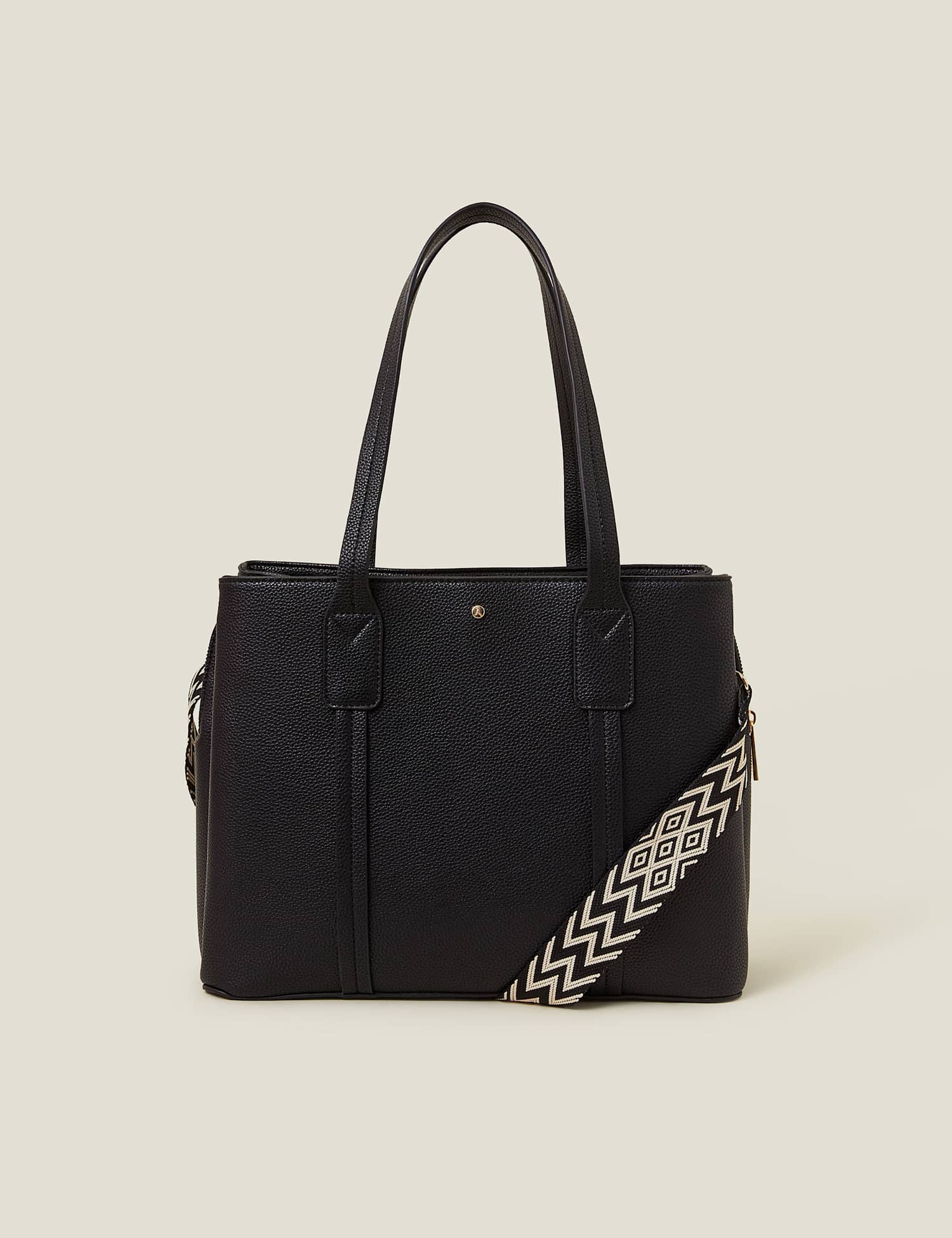 ACCESSORIZE Tote Shoulder Bag Black