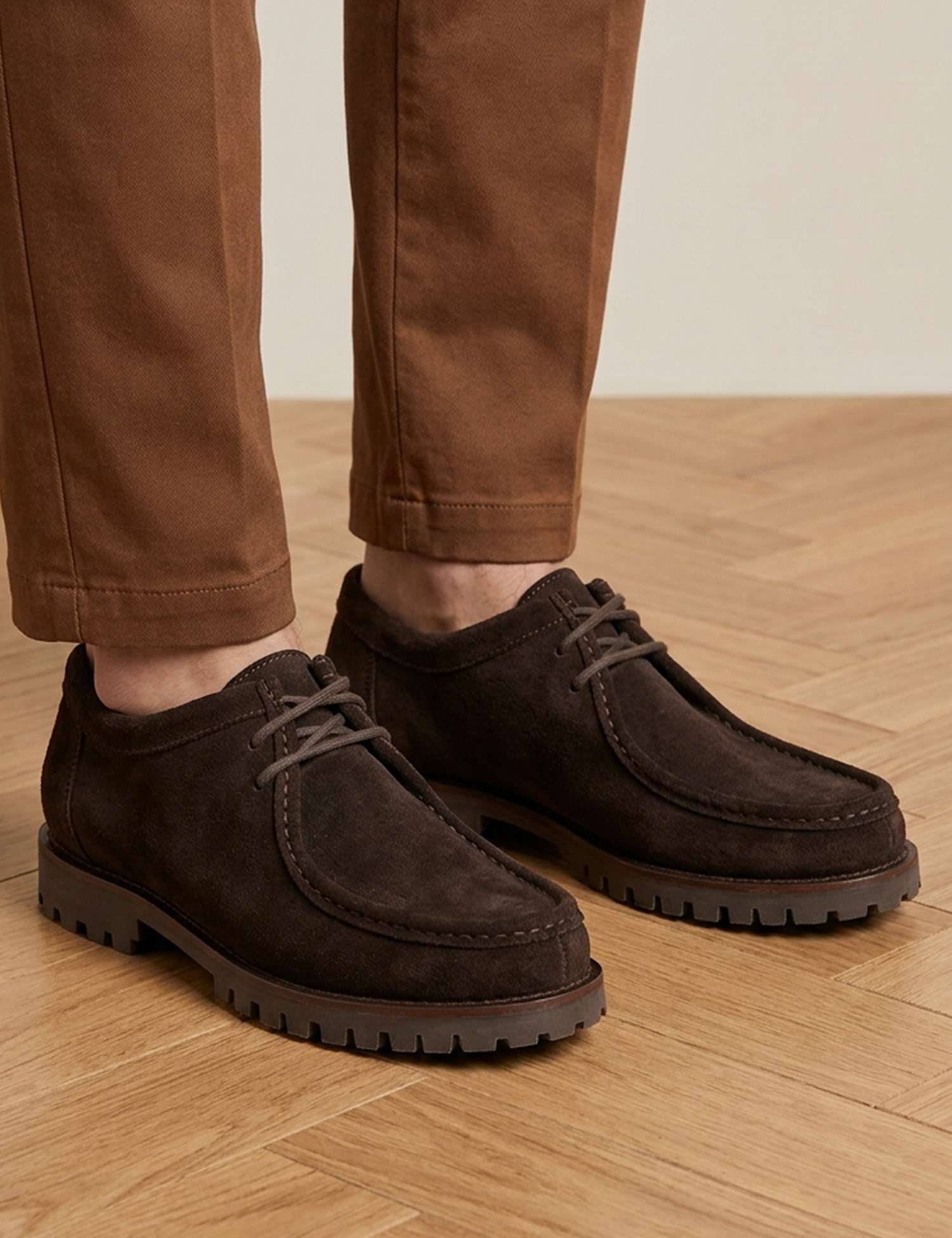 Jones Bootmaker Lennox Leather Moccasins Brown