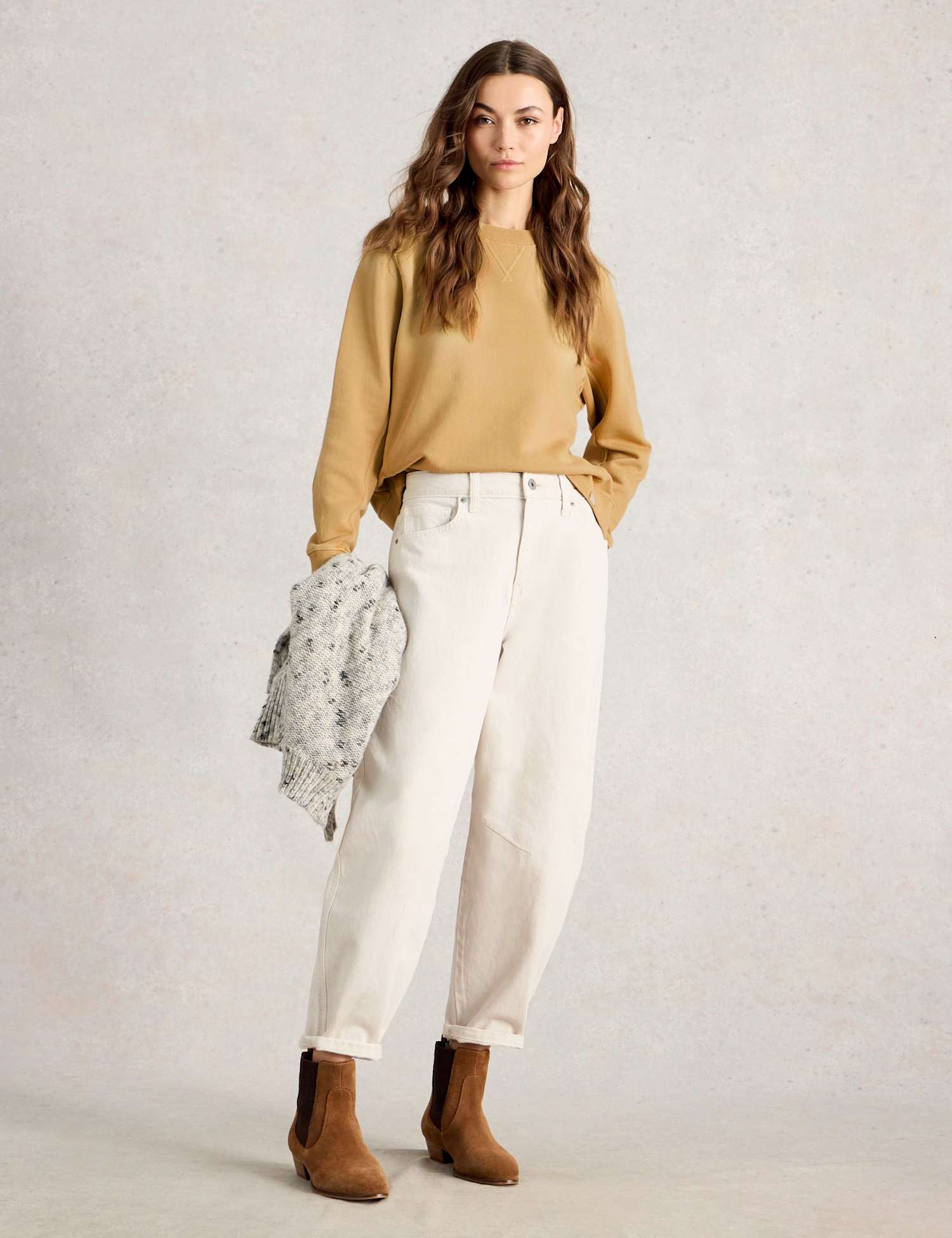 White Stuff Pure Cotton Sweatshirt Green