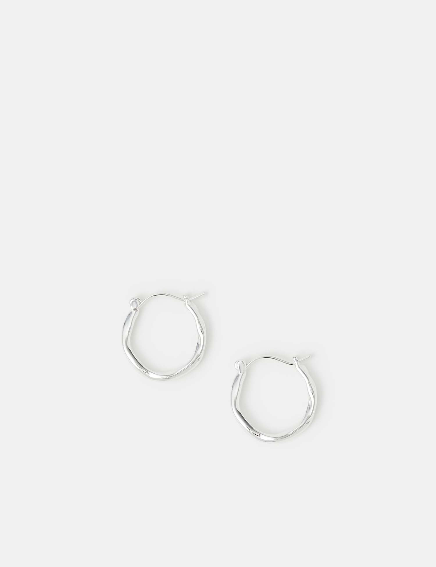 ACCESSORIZE Hoop Earrings Silver