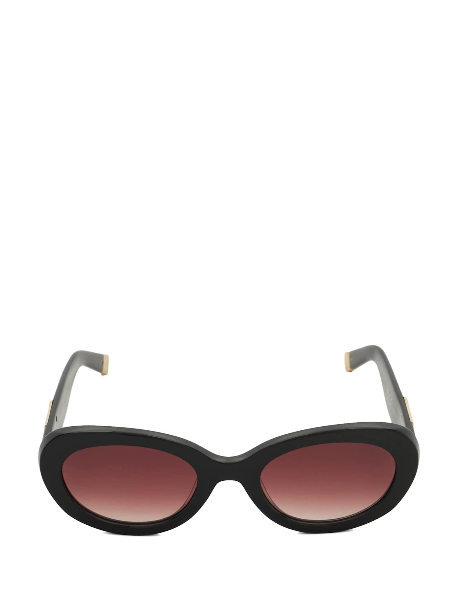 Dune London Oval Sunglasses Black