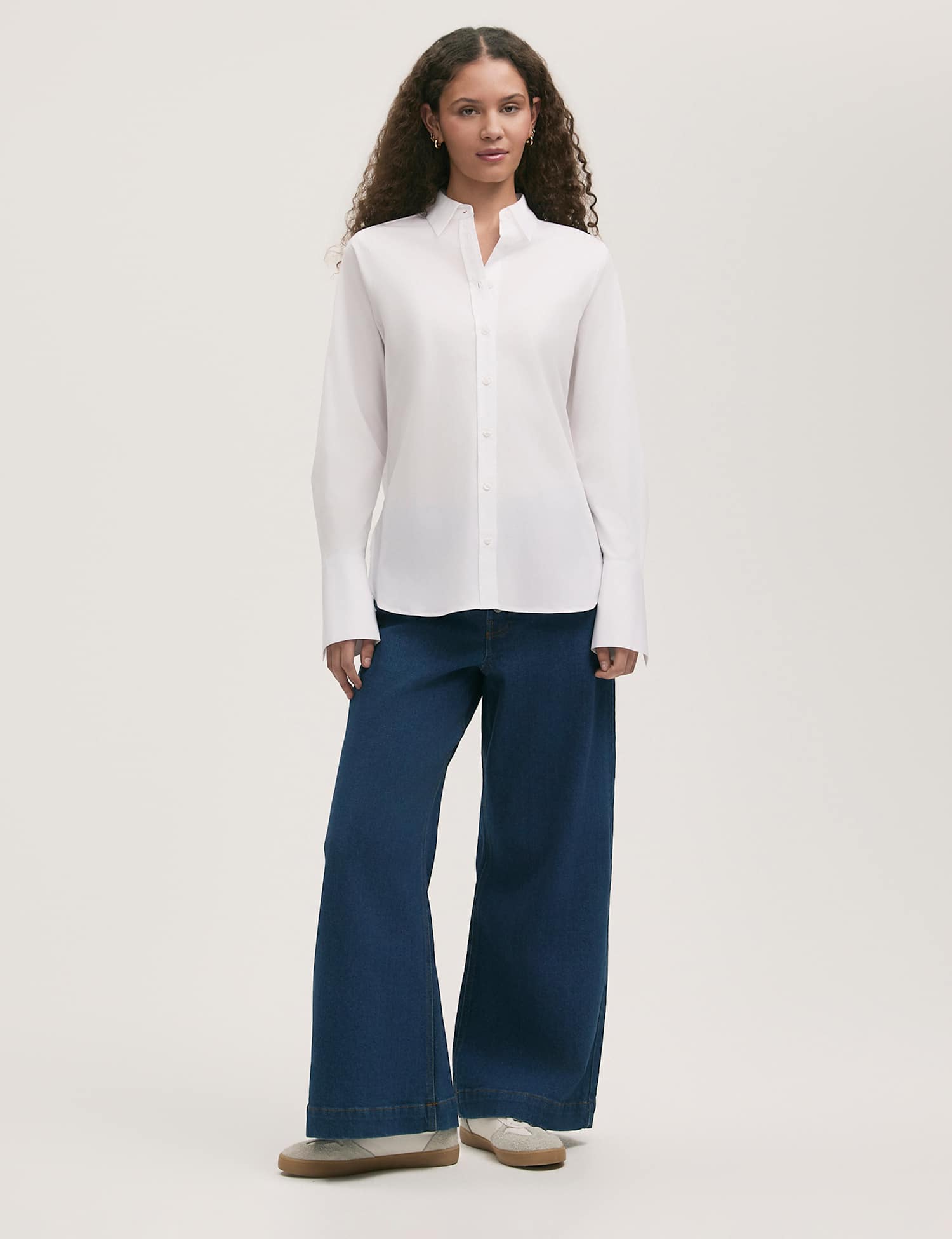 Finery London Cotton Rich Shirt White