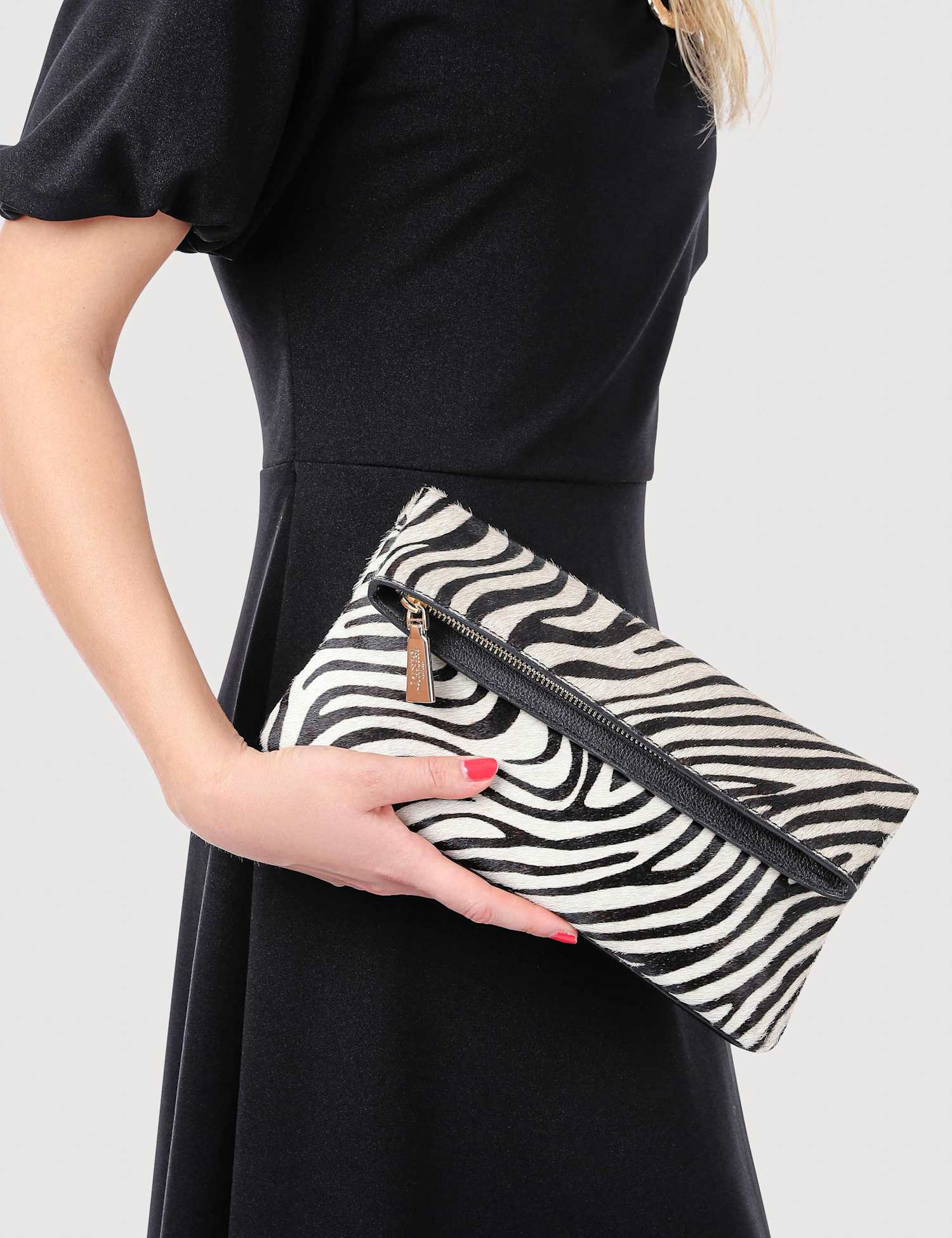 Jones Bootmaker Leather Animal Print Grab Bag Multi