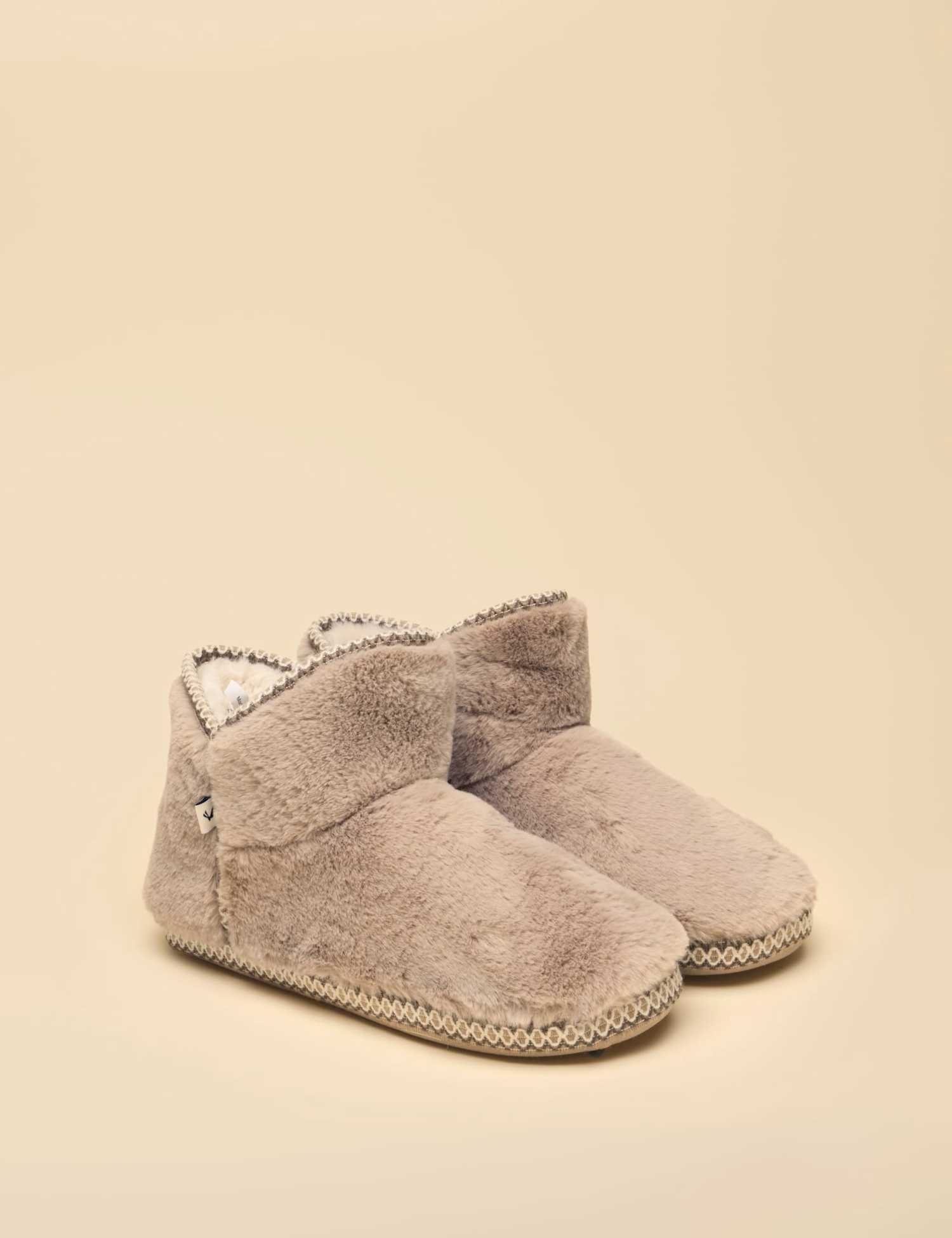 Joules Slipper Boots Neutral