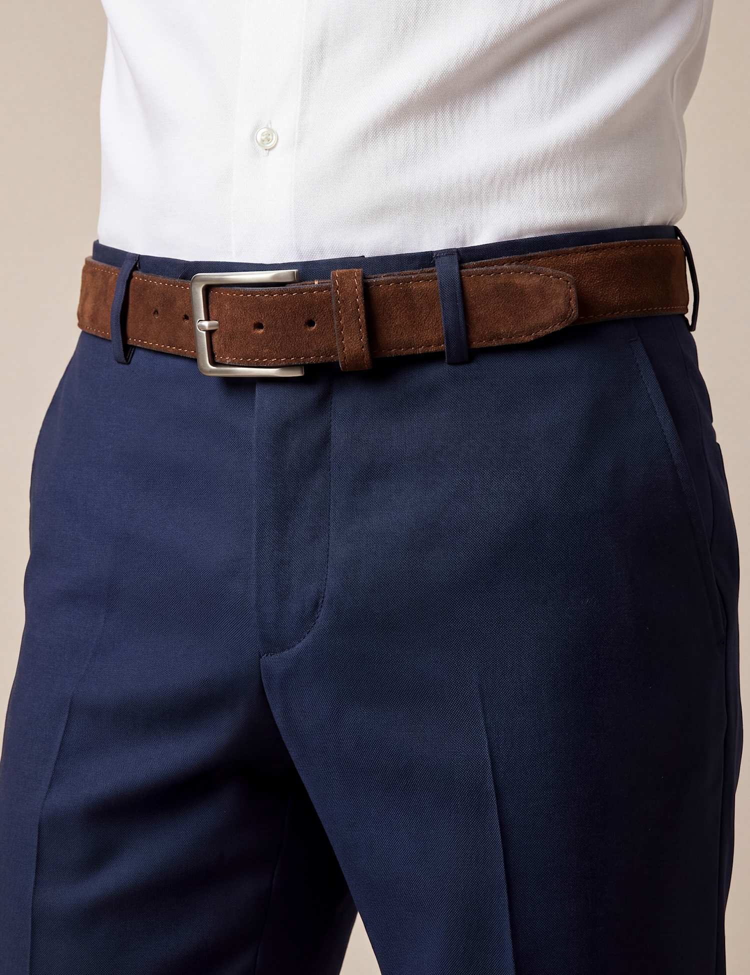 Jones Bootmaker Leather Belt Dark Brown