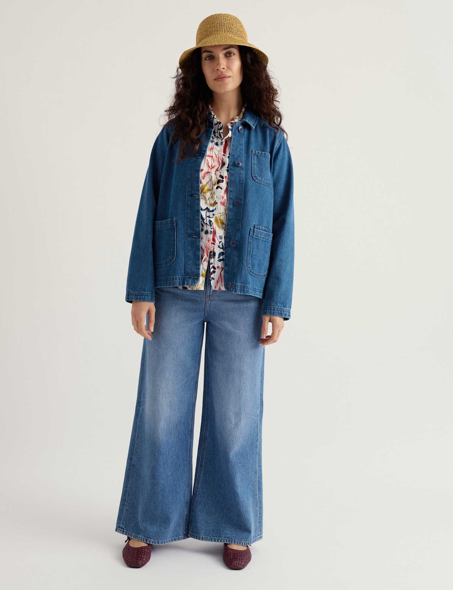 Seasalt Cornwall Denim Collared Jacket Denim