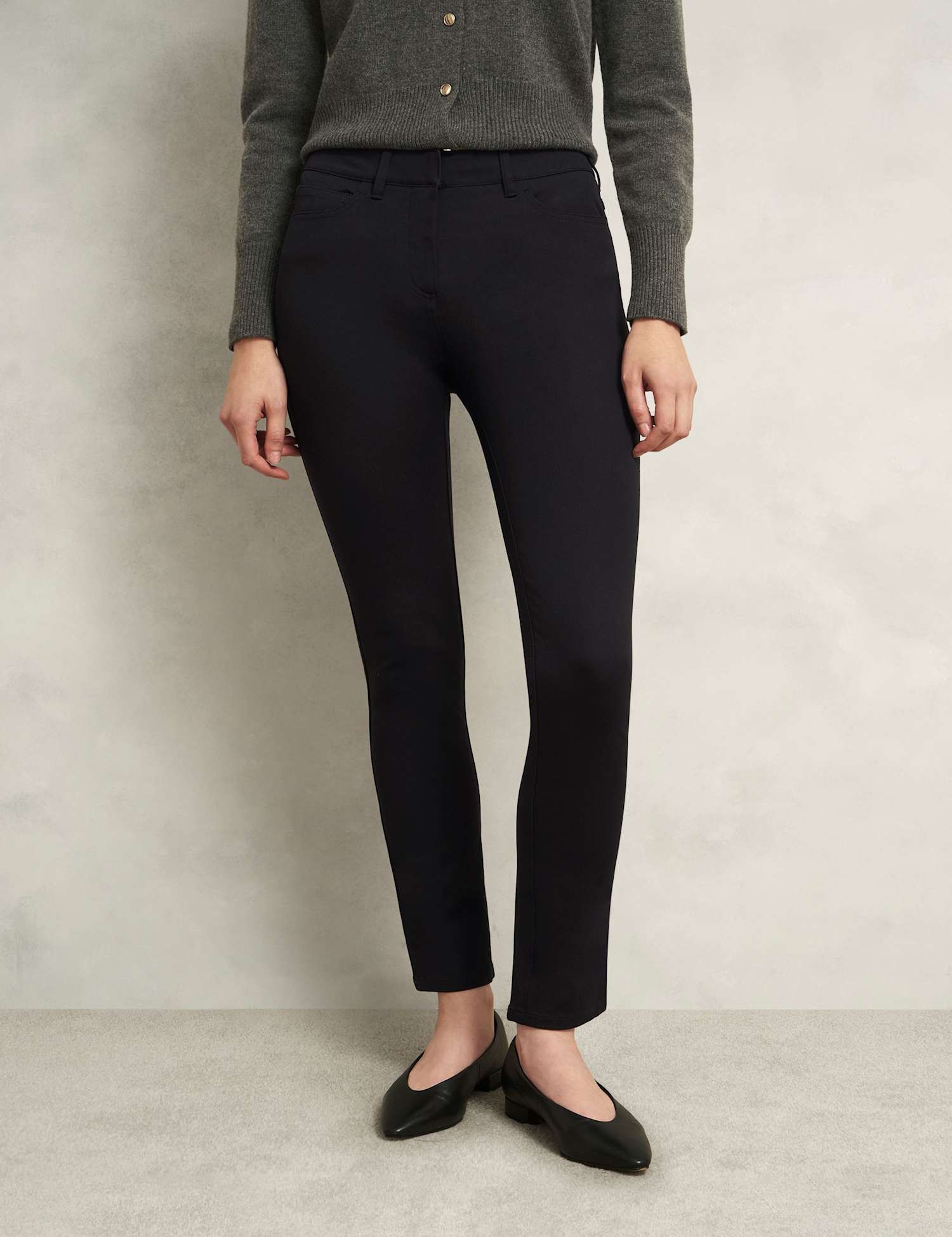 HOBBS High Waisted Skinny Jeans Black