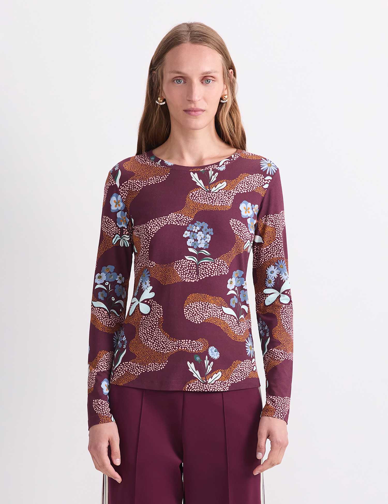 Sportscraft Paisley Top Purple