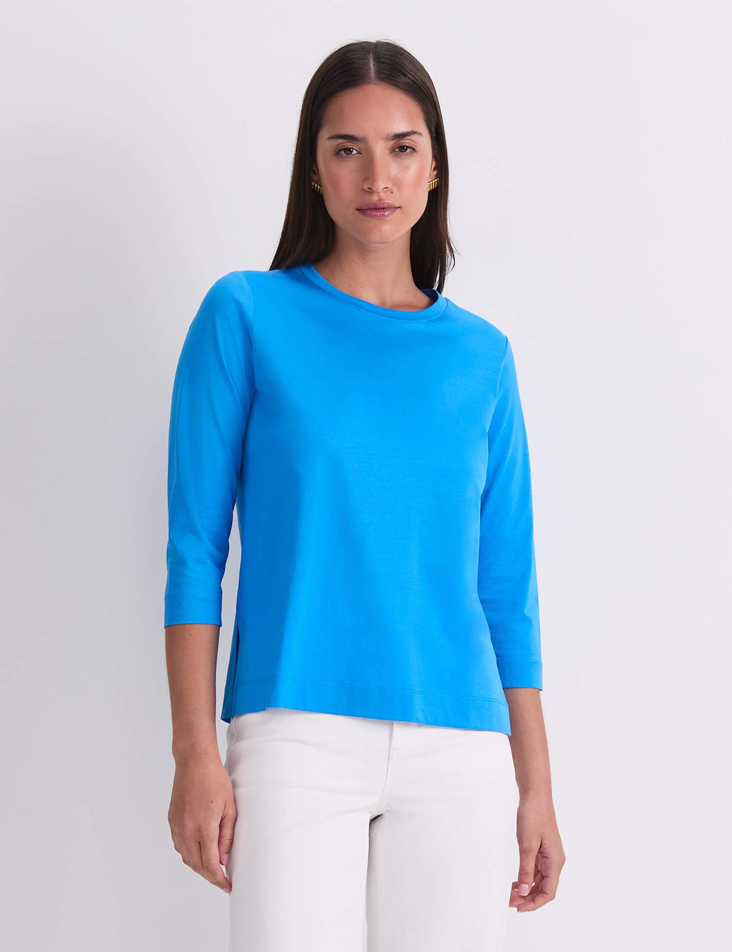 Sportscraft Pure Cotton Top Blue