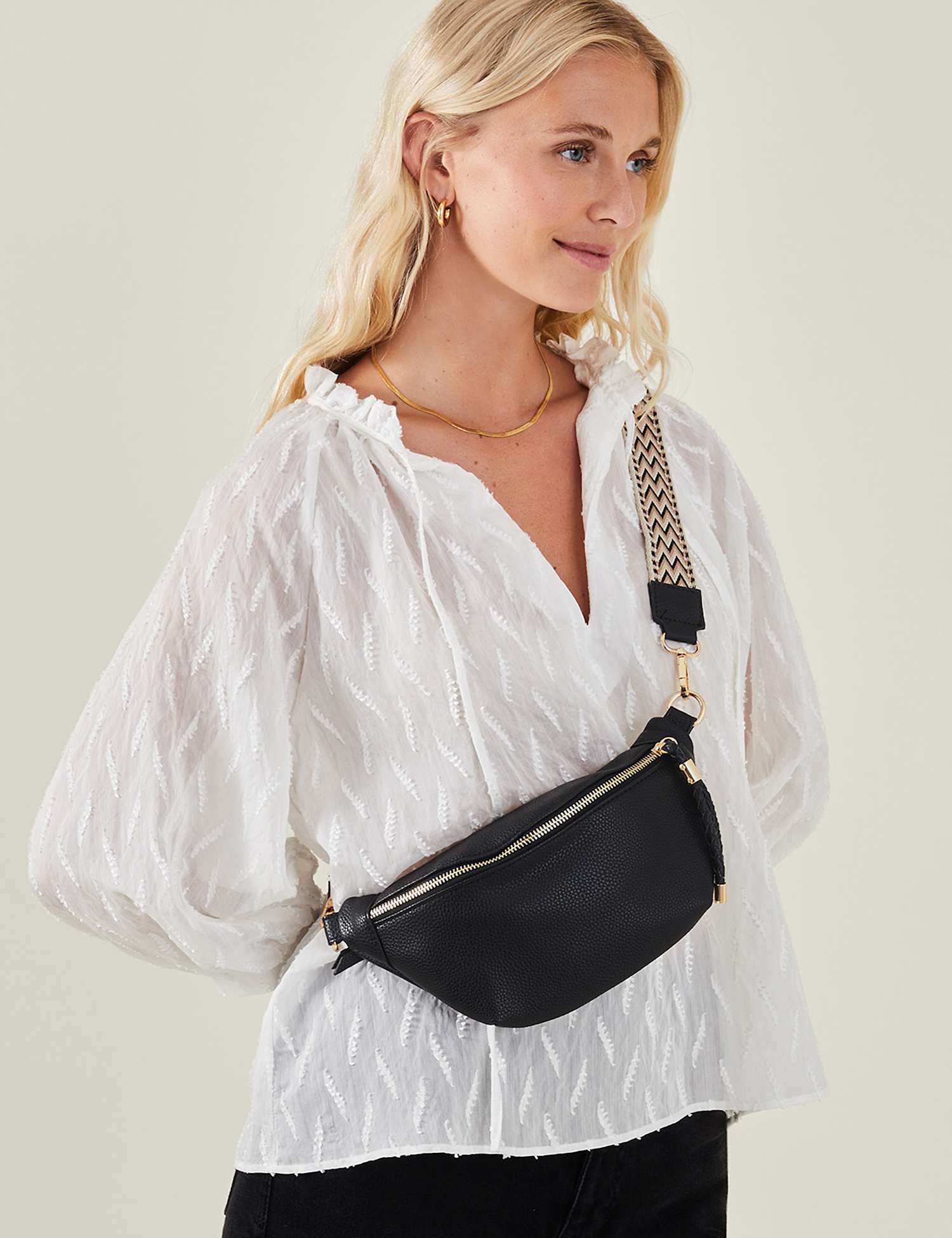 ACCESSORIZE Sling Bum Bag Black