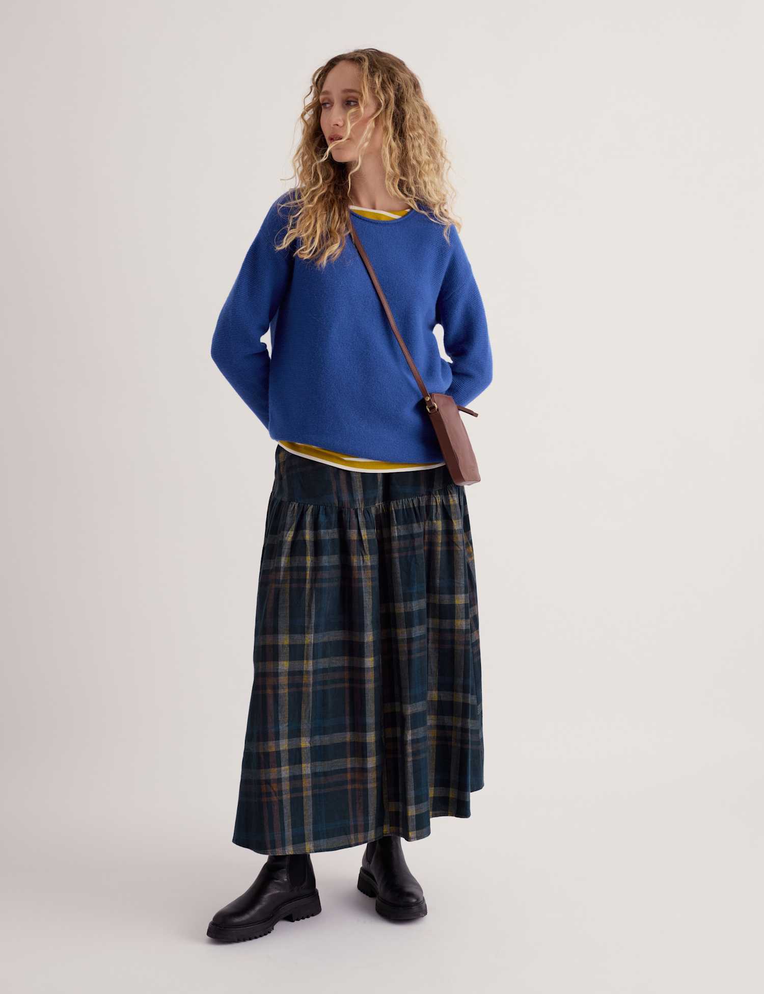 Seasalt Cornwall Merino Wool Rich Jumper Light Blue