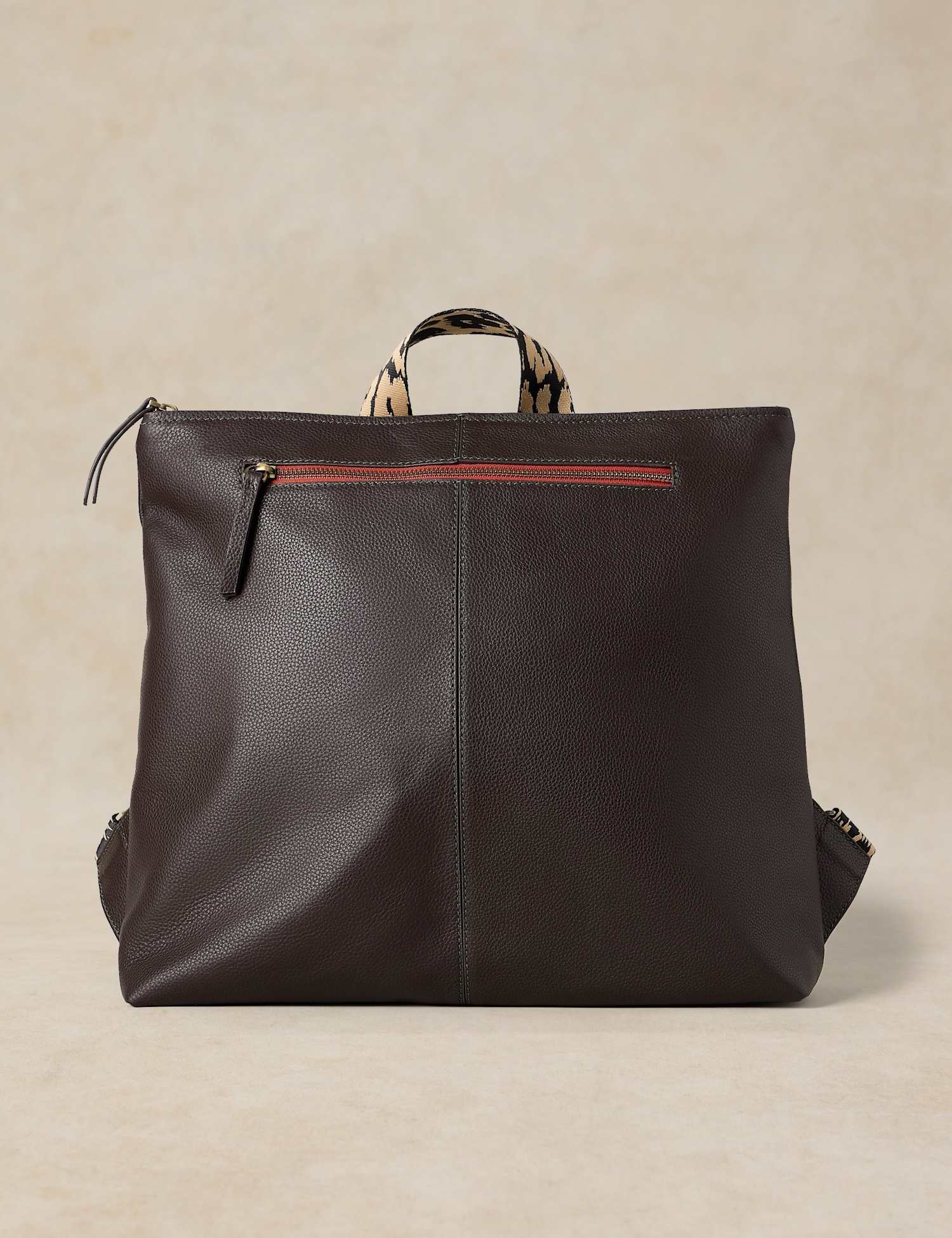 White Stuff Leather Backpack Brown